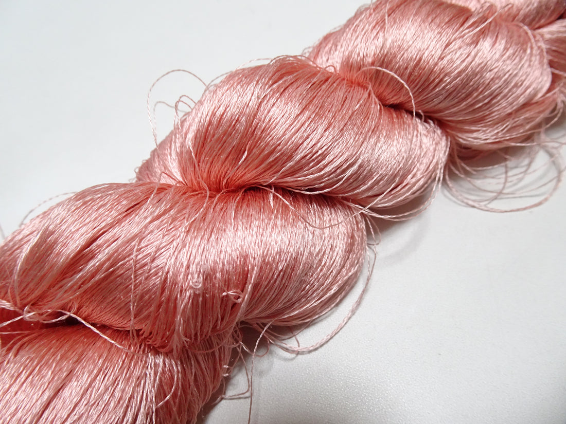 Japanese Vintage Twisted Silk Thread Embroidery 17117