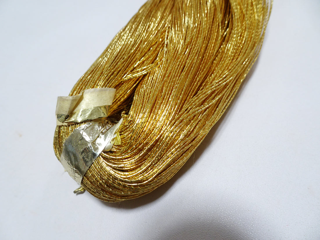 Special price!Japanese Vintage Gold leaf thread embroidery 12382 500M  0.45mm