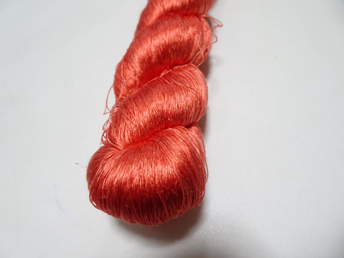 Japanese Vintage loose Twisted Silk Thread Embroidery 14523