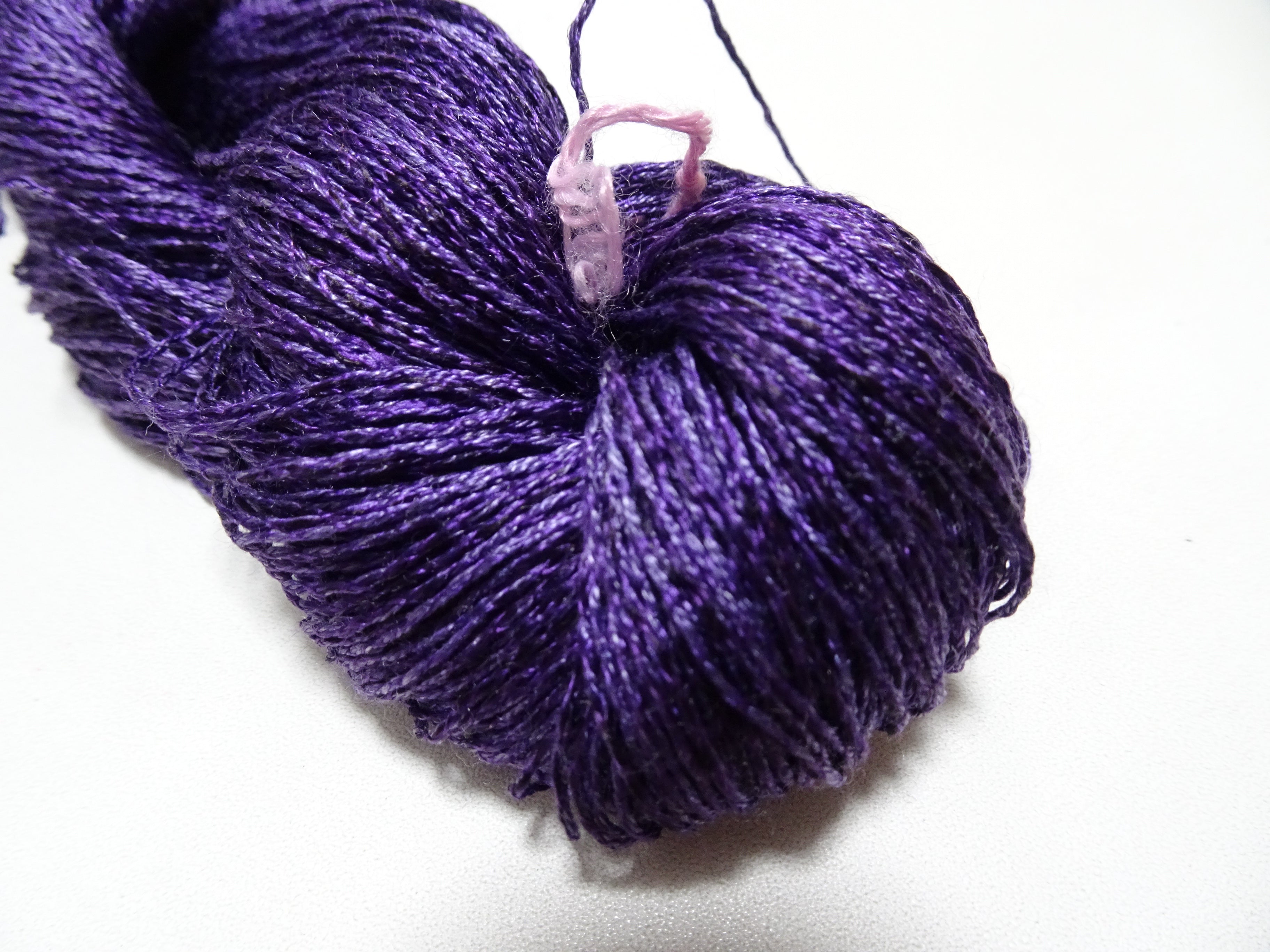 Japanese Tanaka Gen Silk – One-of-a-Kind Hand-Dyed Artistic Silk Thread, Rare Japanese Artisan Yarn, Limited Stock 16461