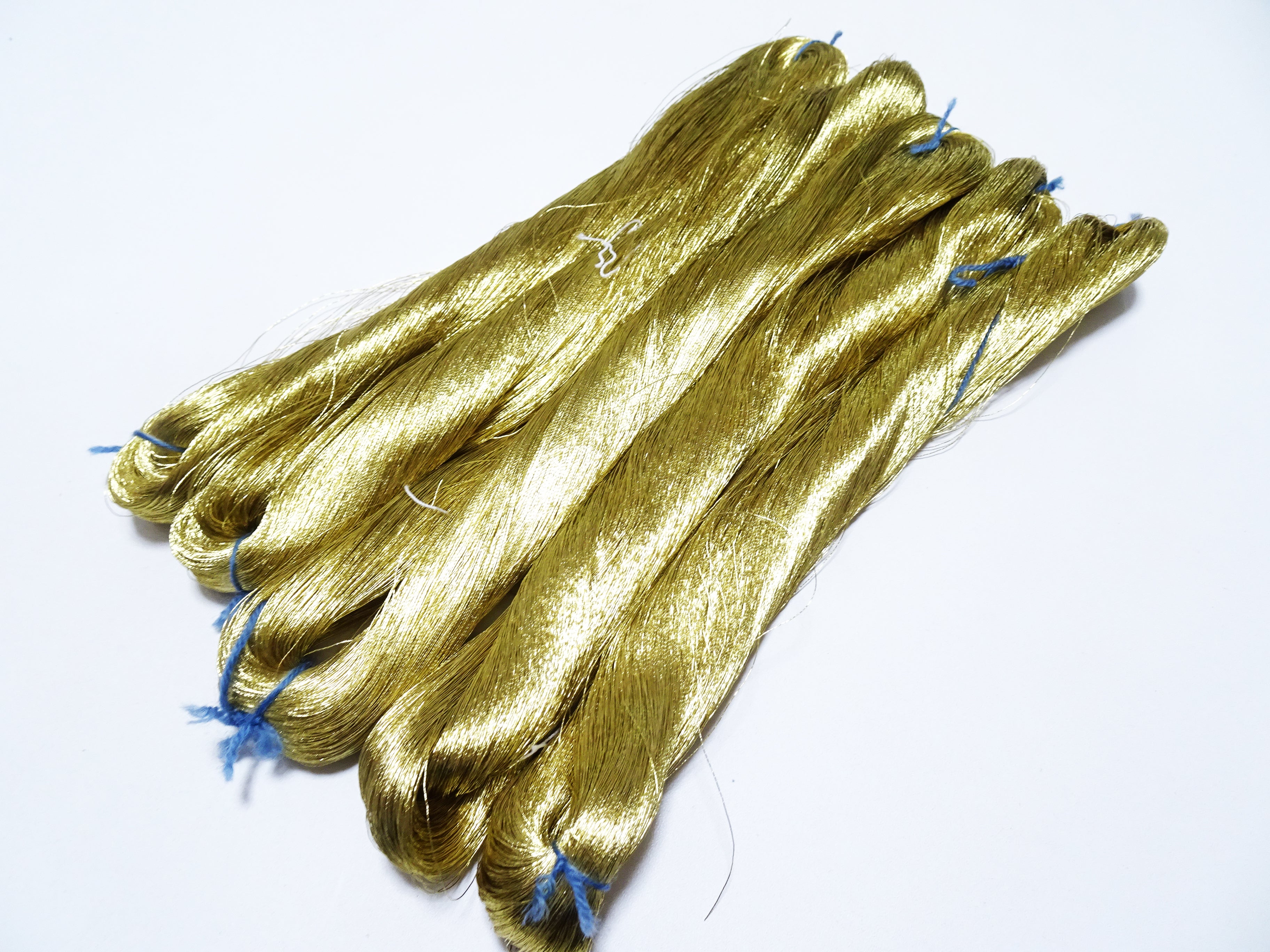 Japanese vintage high class aluminum leaf gold thread 2  5sets embroidery 5000M  0.24mm