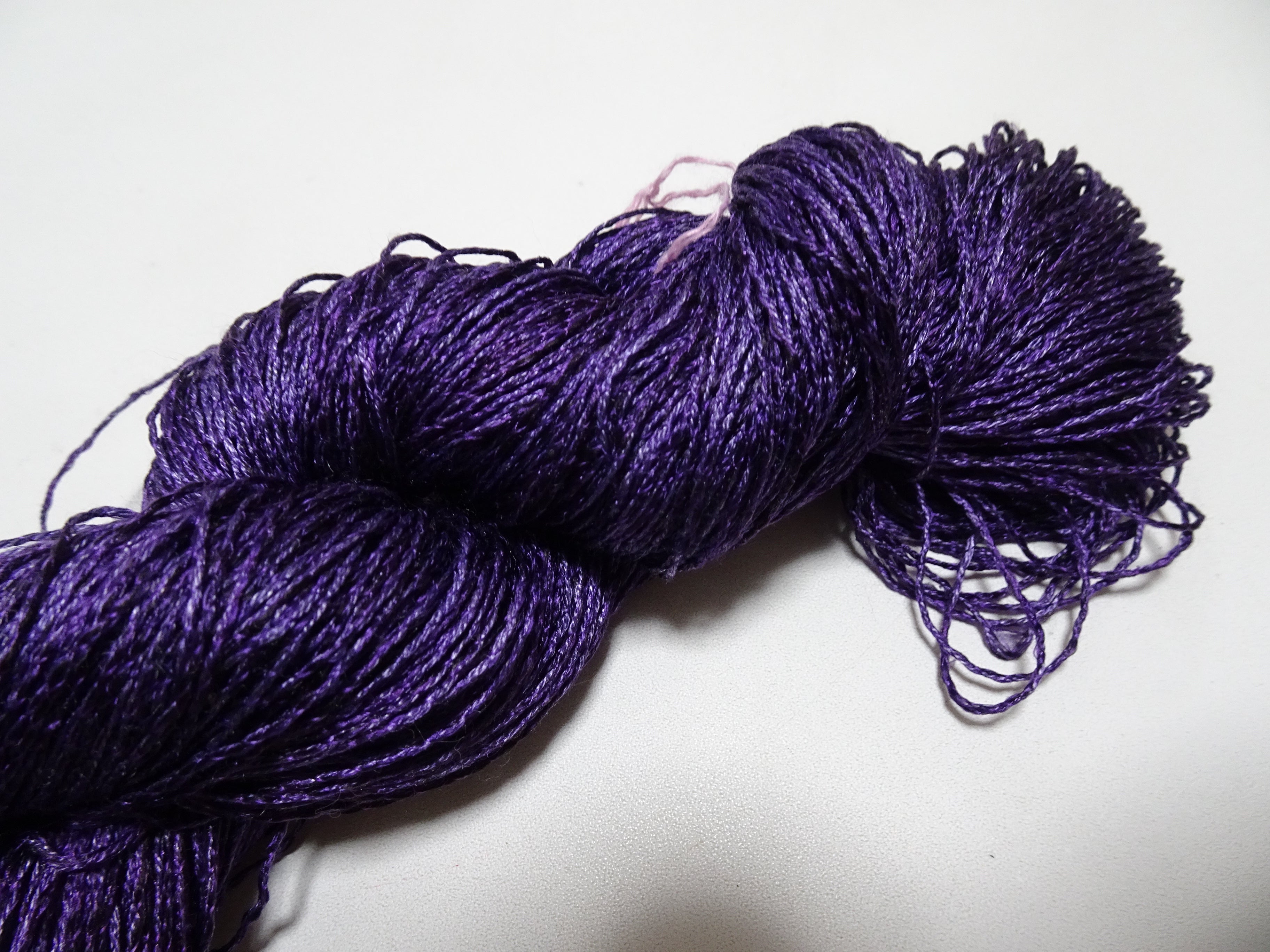 Japanese Tanaka Gen Silk – One-of-a-Kind Hand-Dyed Artistic Silk Thread, Rare Japanese Artisan Yarn, Limited Stock 16462