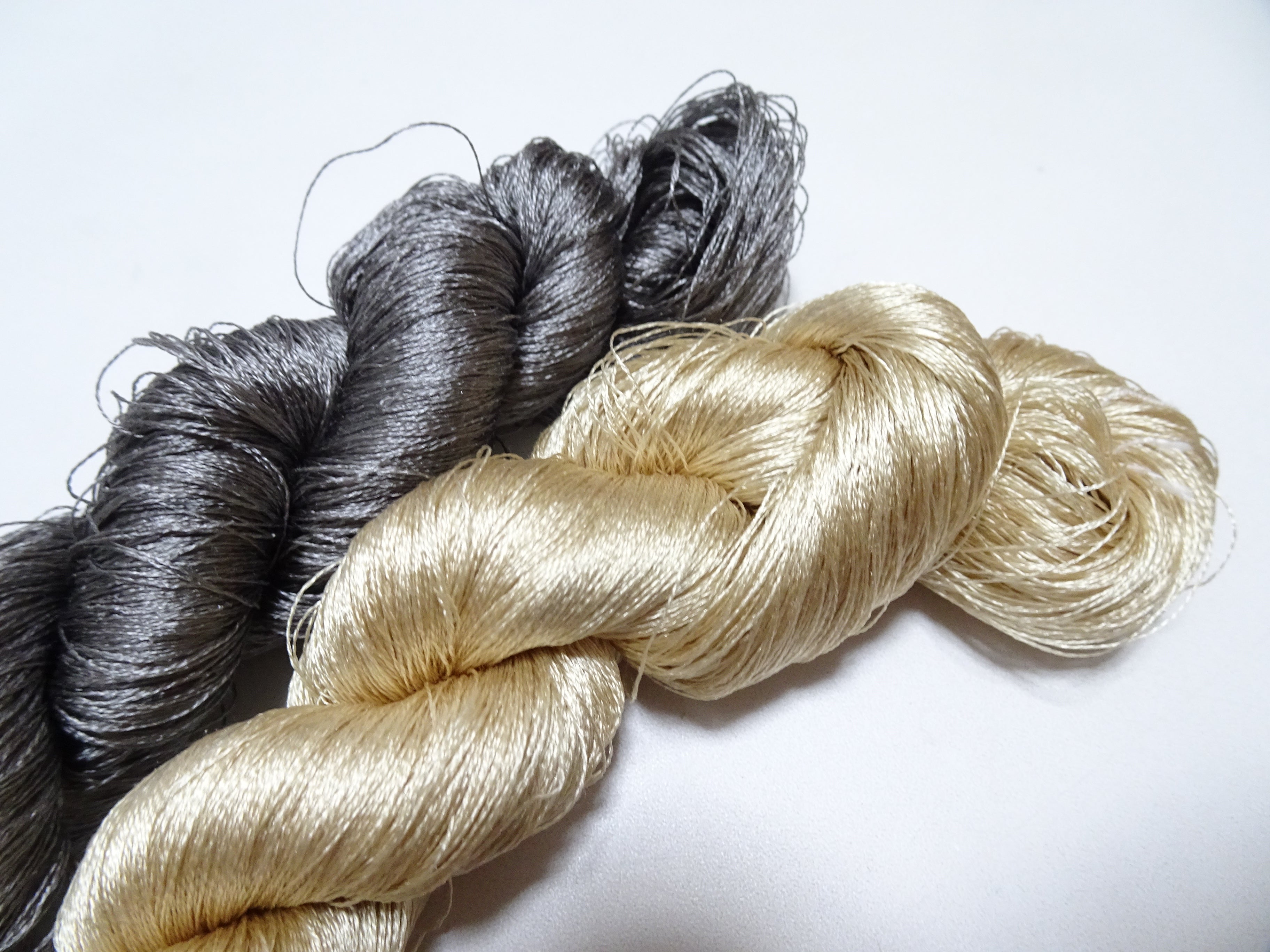 Japanese Vintage Twisted Silk Thread 2sets Embroidery 16941