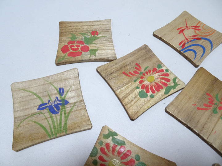 Vintage Japanese Wooden Thread Spools 10sets 17439