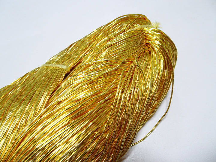 Japanese Vintage Gold Leaf Thread Kinkoma Embroidery 163  0.95mm