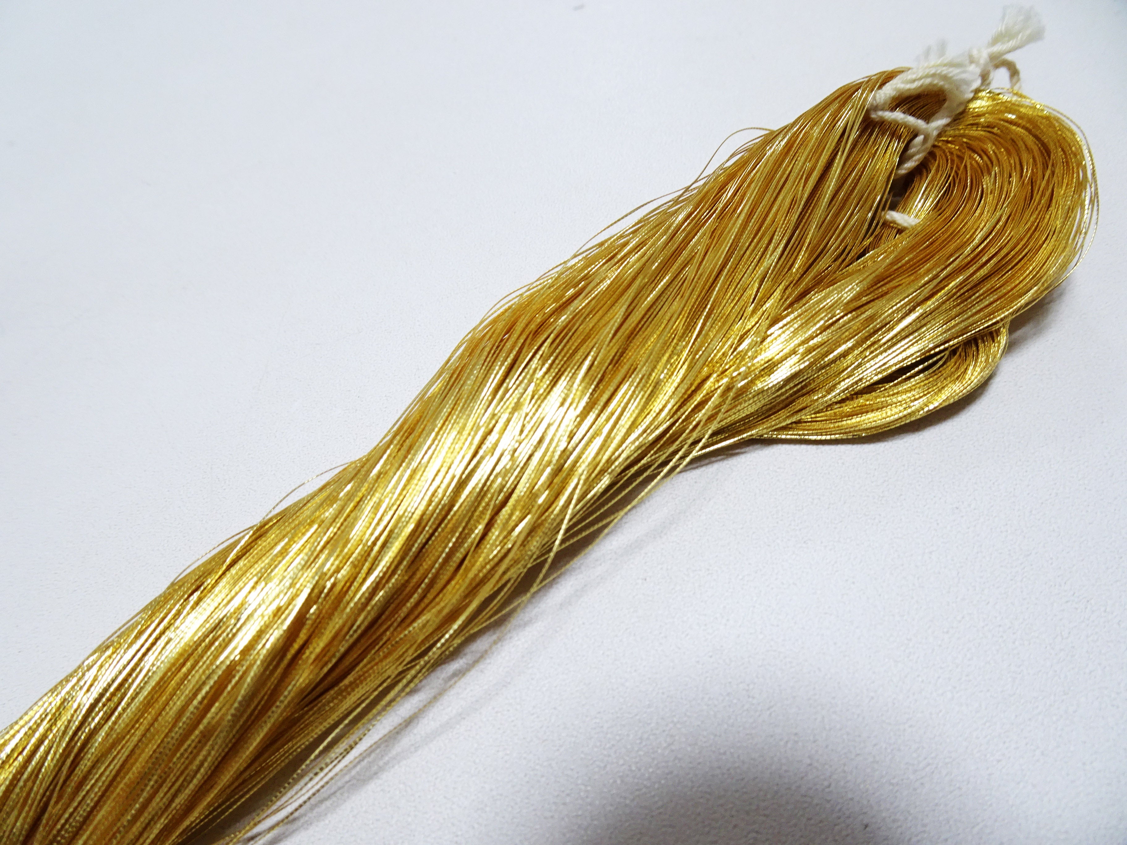 Special Price!! Japanese Rare Vintage High Class Gold Leaf Thread