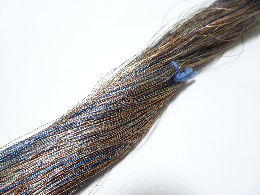 Japanese vintage high class aluminum leaf thread raten 5 embroidery 1000M