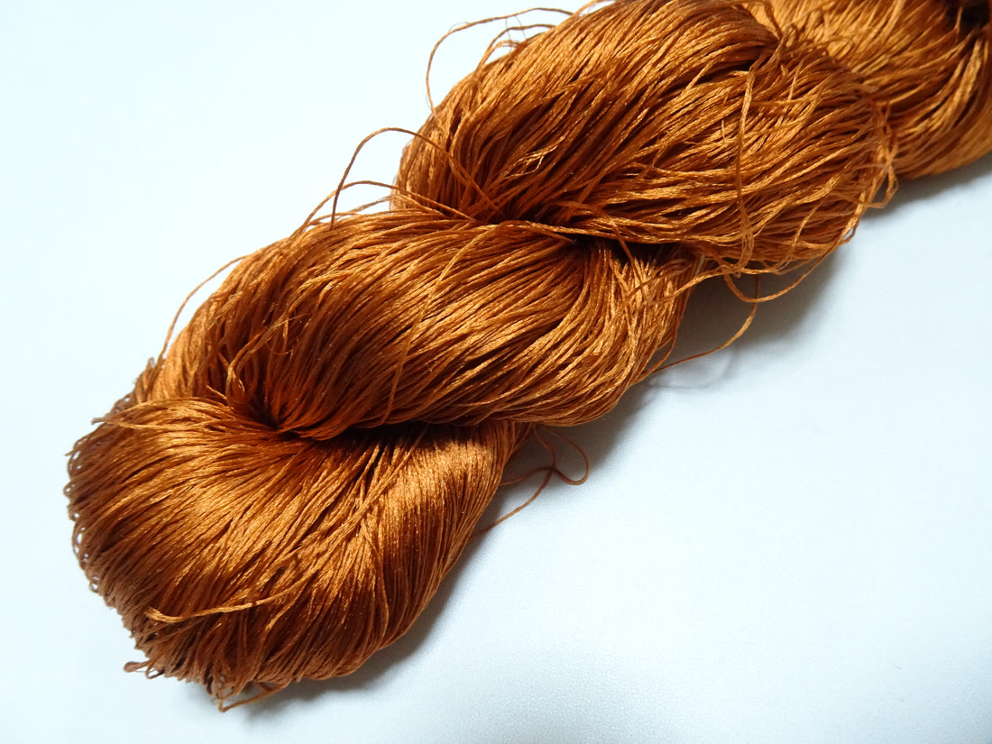 Japanese Vintage 6 Loose-Twist Silk Threads 19235