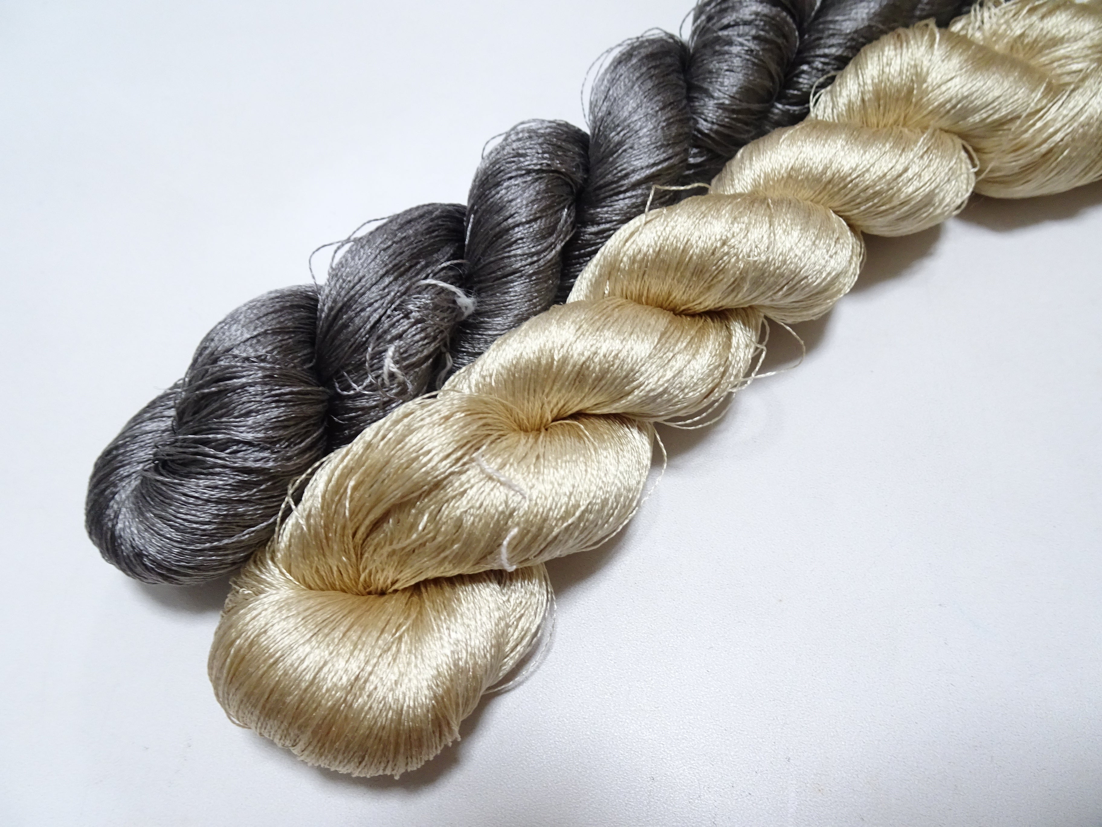 Japanese Vintage Twisted Silk Thread 2sets Embroidery 16941