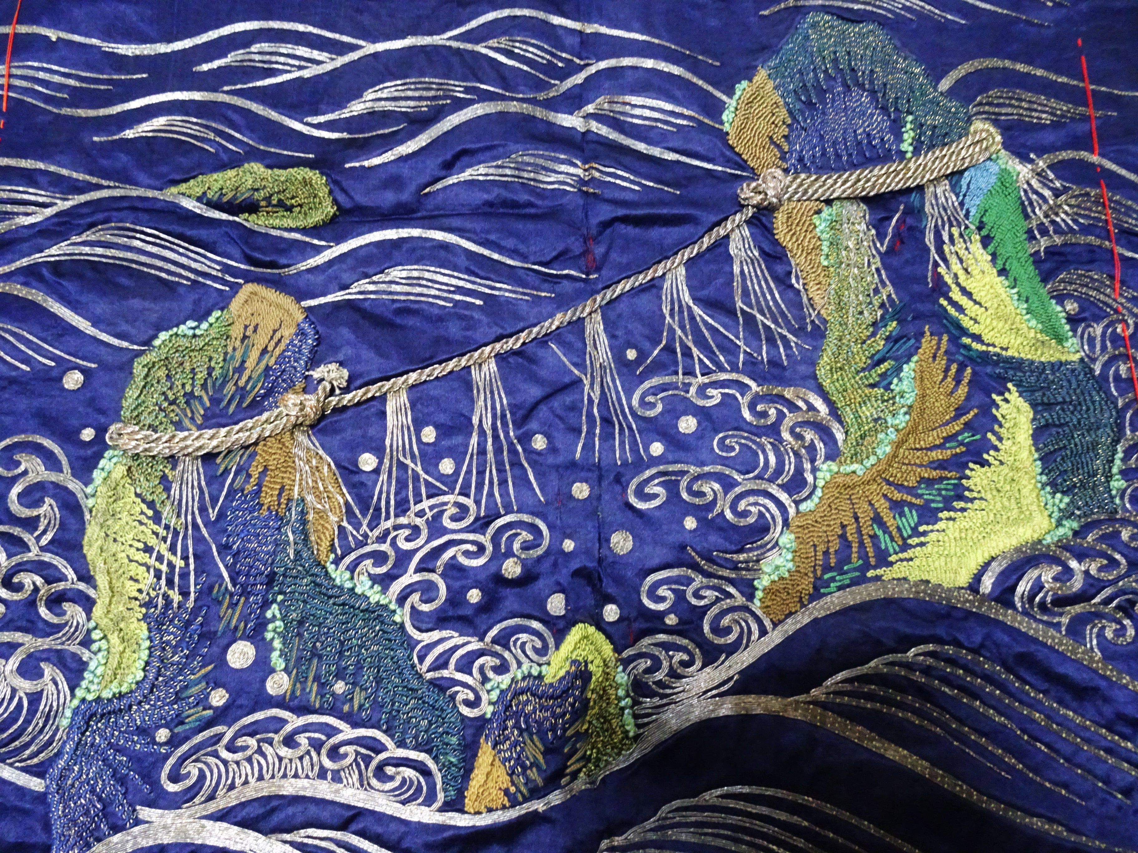 Japanese Antique high quality Super Rare Fukusa  Embroidery 7679