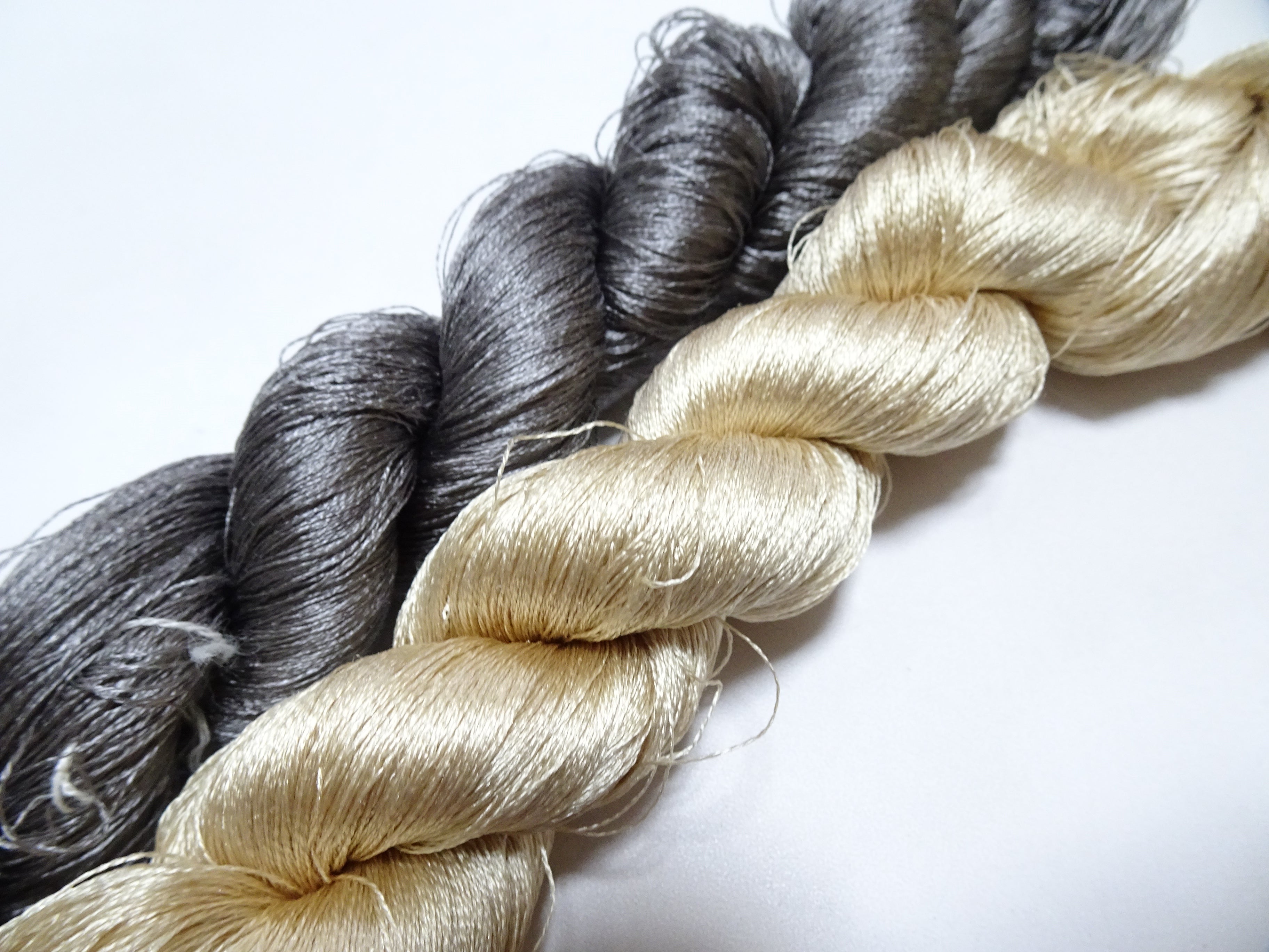 Japanese Vintage Twisted Silk Thread 2sets Embroidery 16941