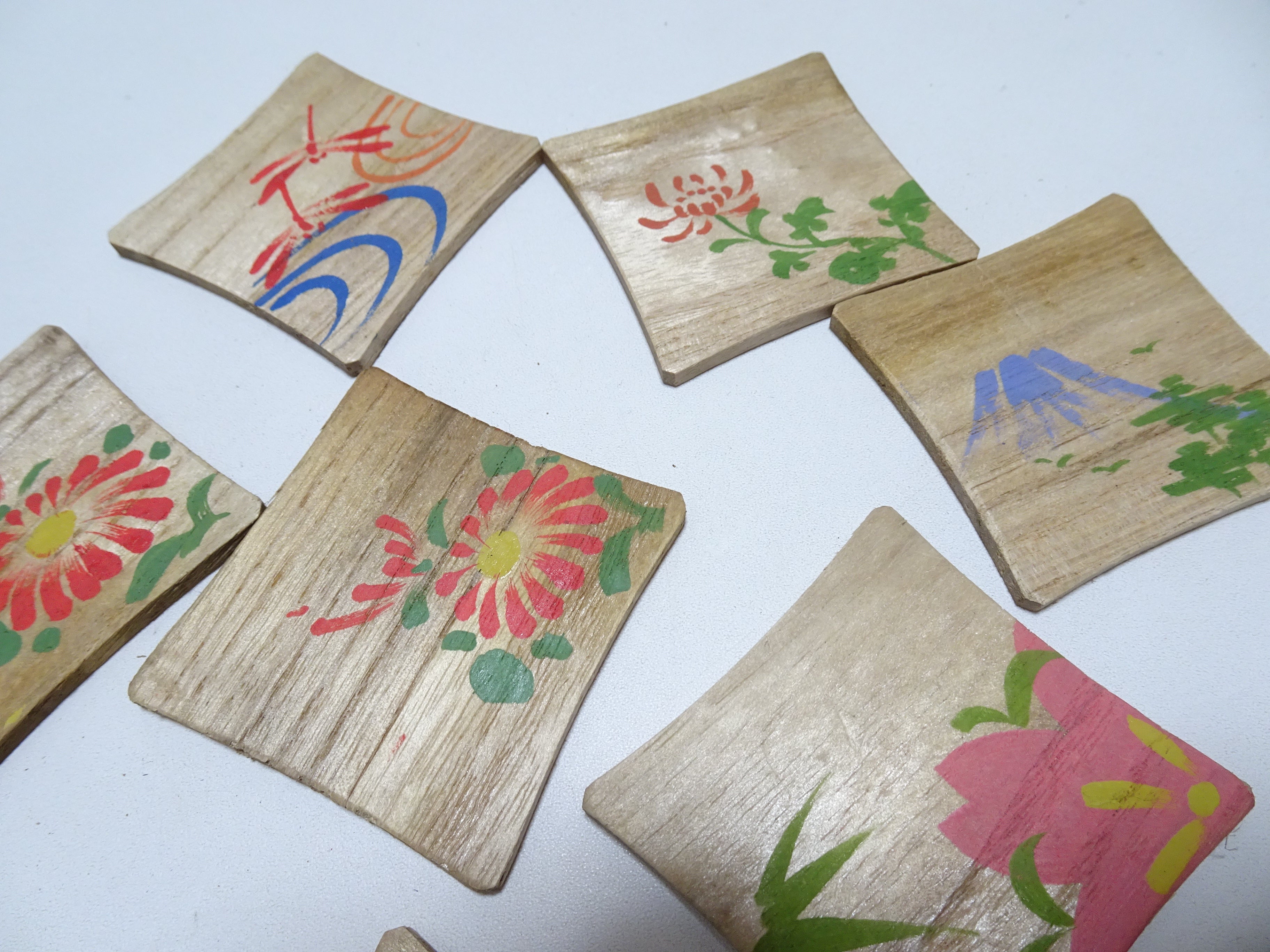 Vintage Japanese Wooden Thread Spools 10sets 17439