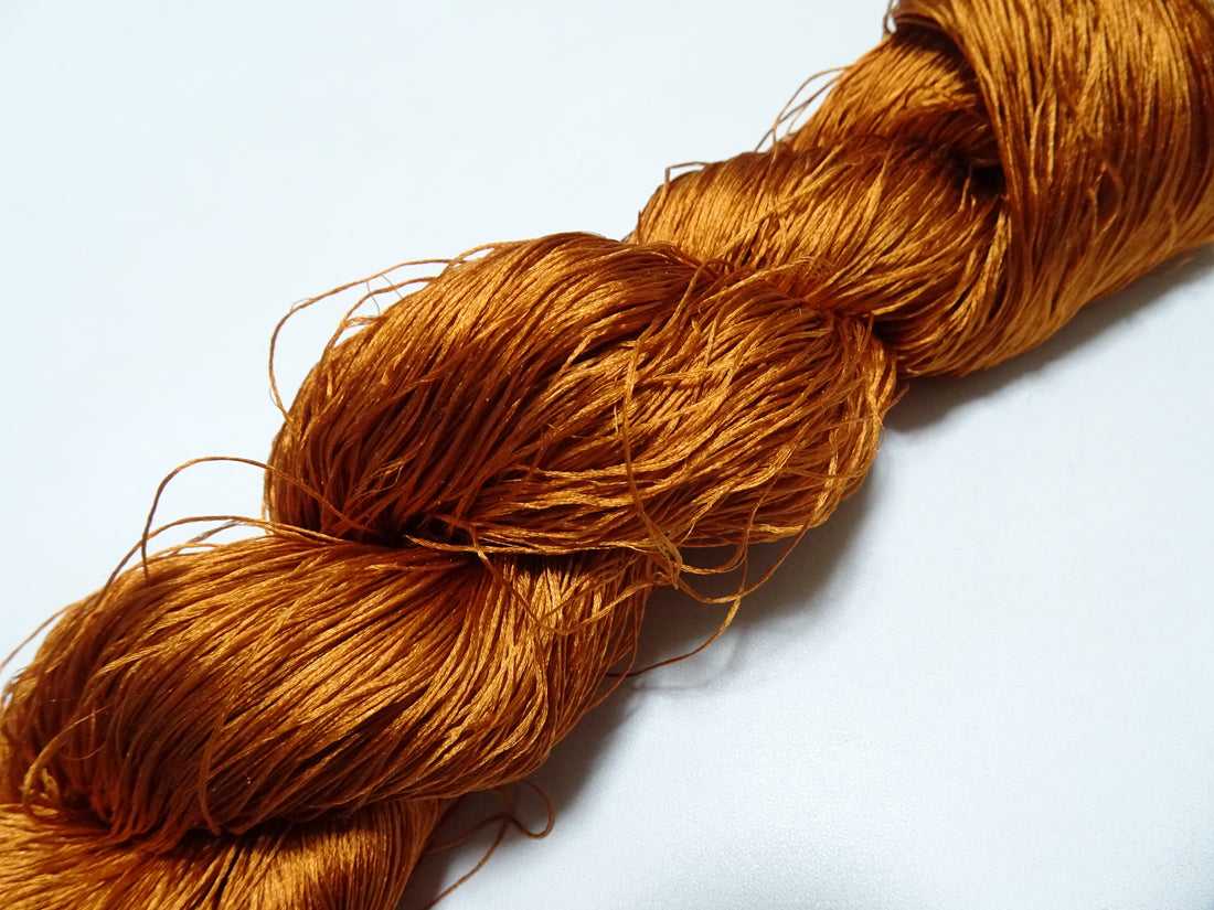 Japanese Vintage 6 Loose-Twist Silk Threads 19235