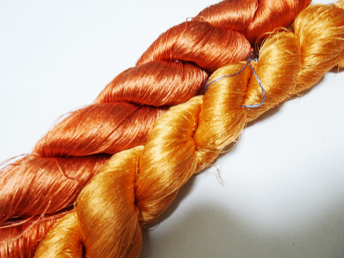 Japanese vintage silk thread 2sets embroidery 8461