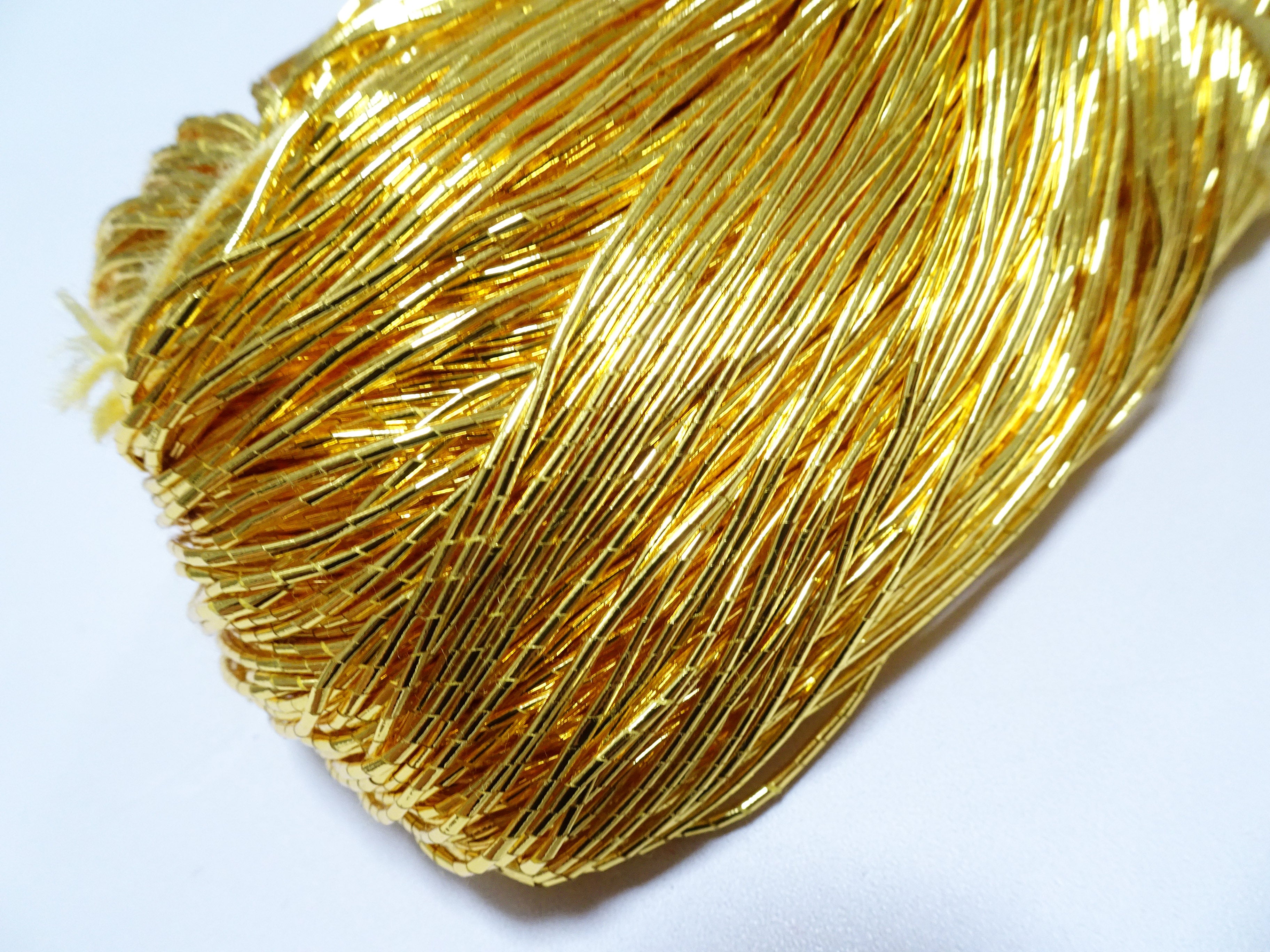 Japanese Vintage Gold Leaf Thread Kinkoma Embroidery 163  0.95mm