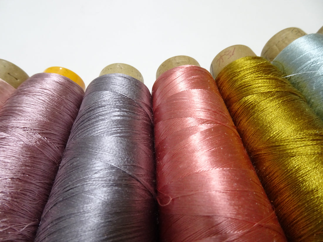 Special Price!! Japanese vintage silk thread 10sets embroidery Over 6,000 meters  16353