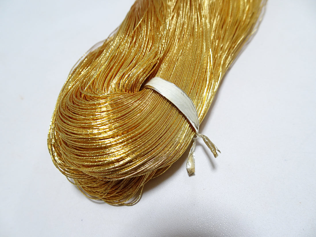 Special price!Japanese Vintage Gold leaf thread embroidery 12383 1000M  0.40mm