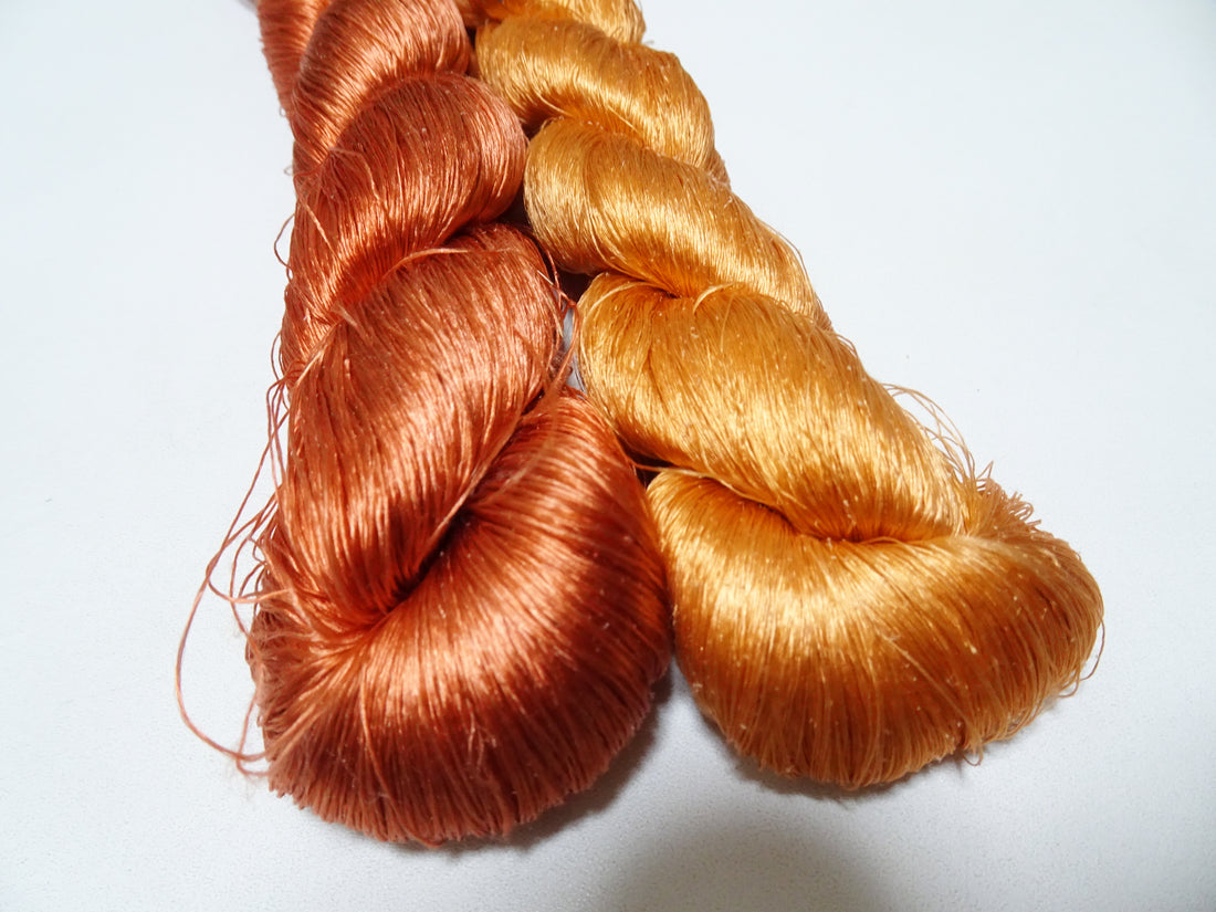 Japanese vintage silk thread 2sets embroidery 8461