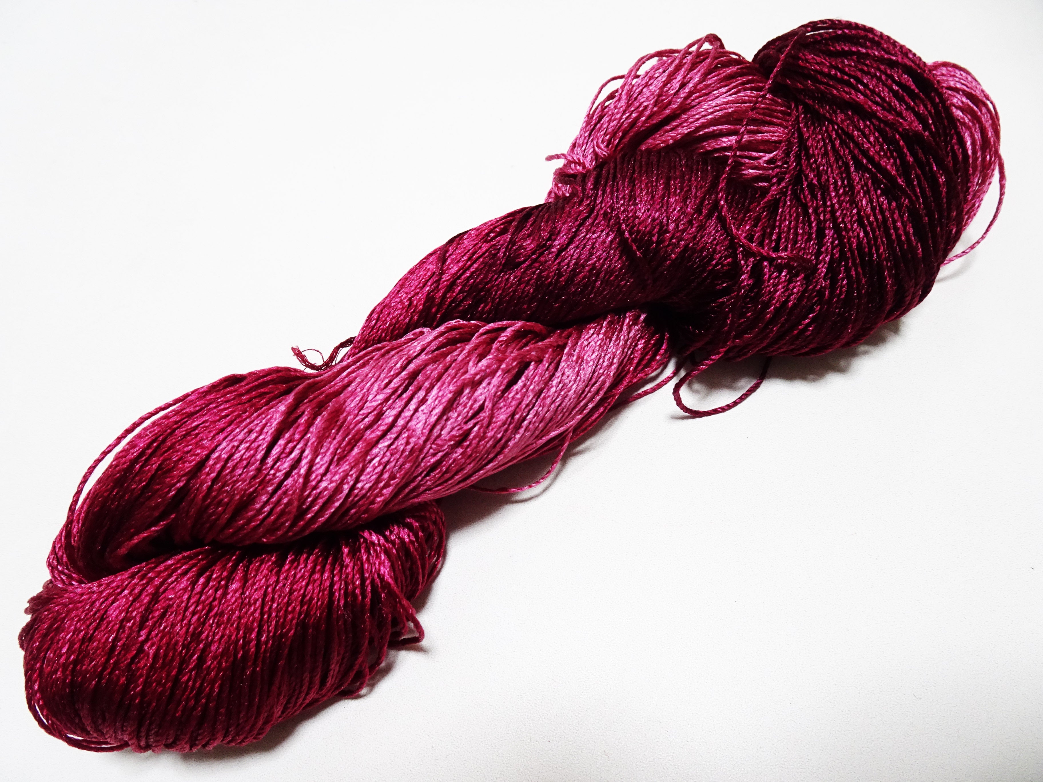 Japanese Tanaka Gen Silk – One-of-a-Kind Hand-Dyed Artistic Silk Thread, Rare Japanese Artisan Yarn, Limited Stock 16463