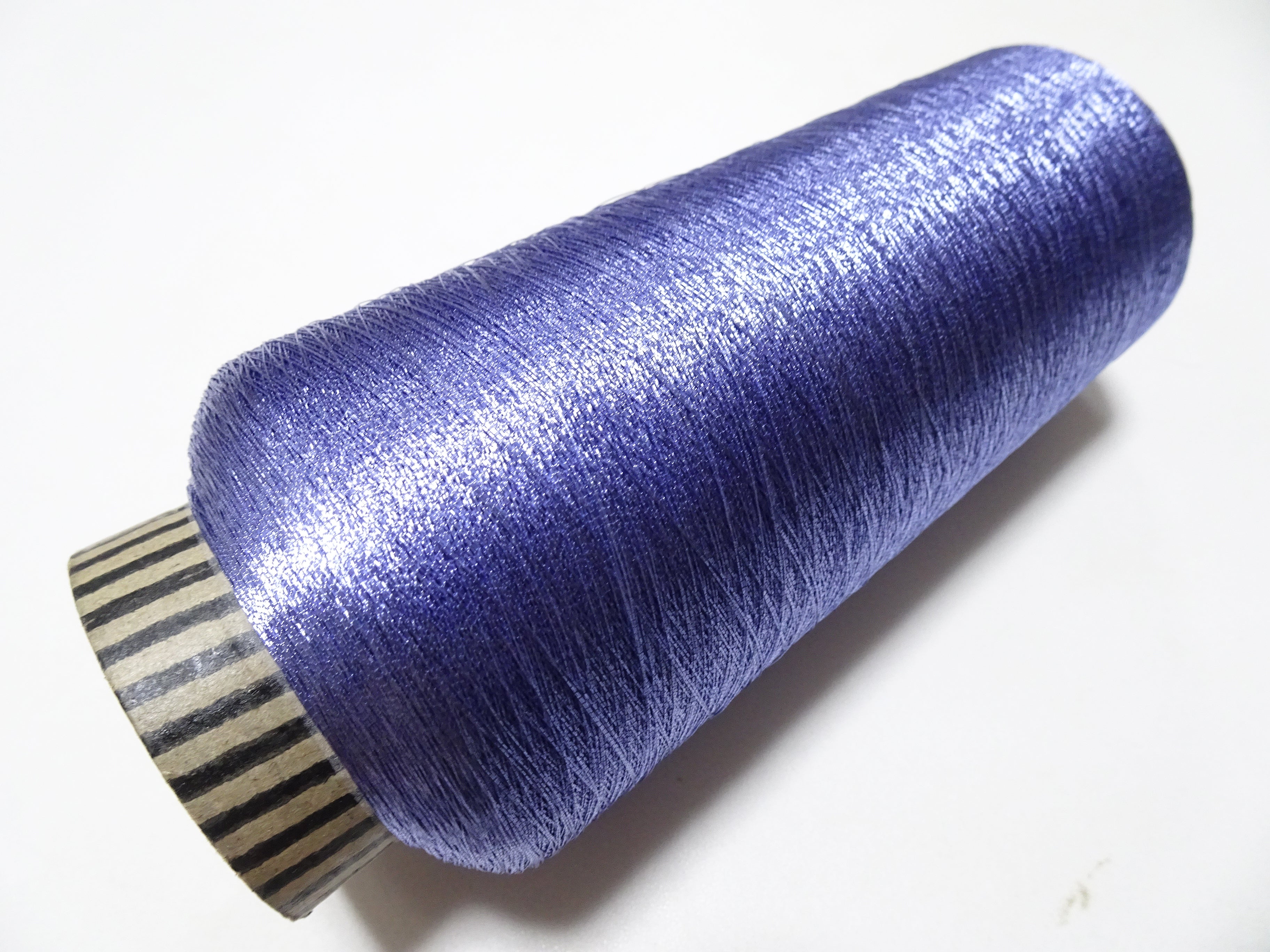 Japanese vintage rare Superb pure silver leaf thread color T30 5000M 0 ...