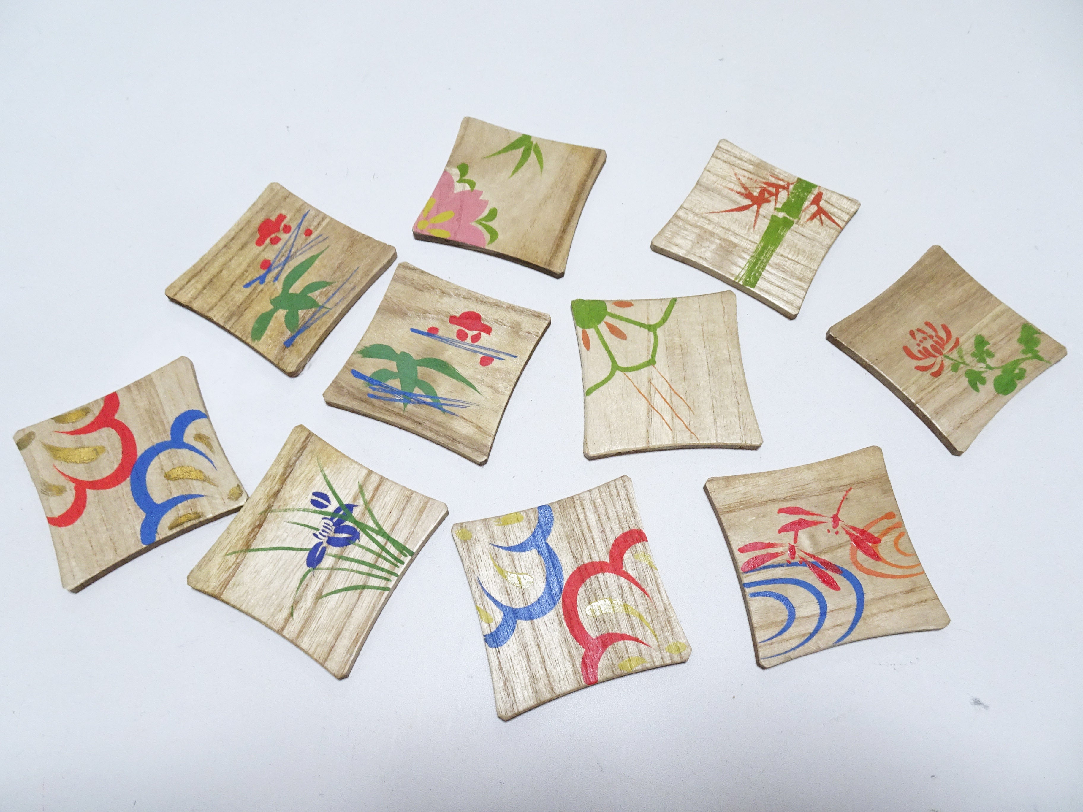 Vintage Japanese Wooden Thread Spools 10sets 17440