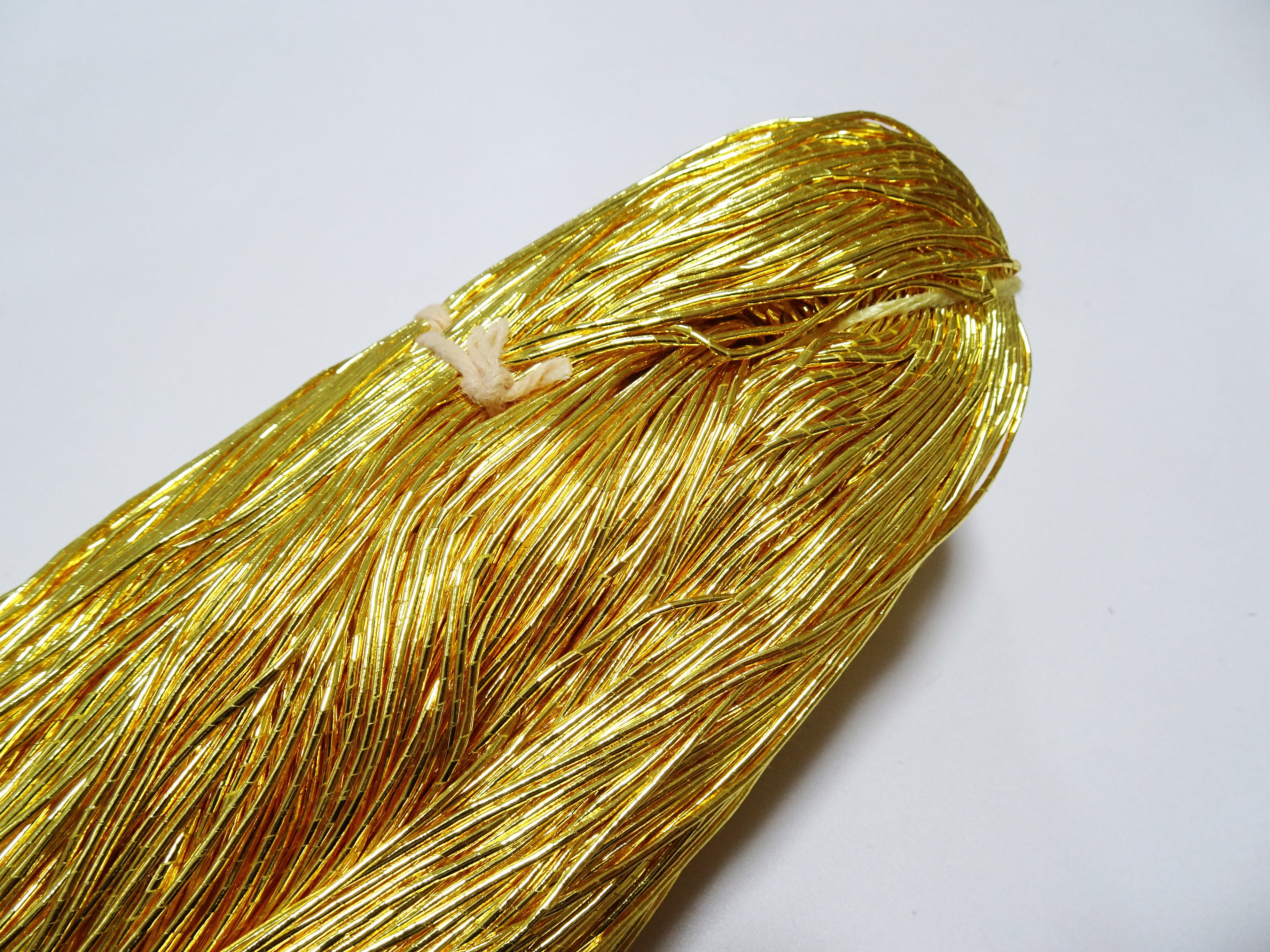 Japanese Vintage Gold Leaf Thread Kinkoma Embroidery 183  1.1mm