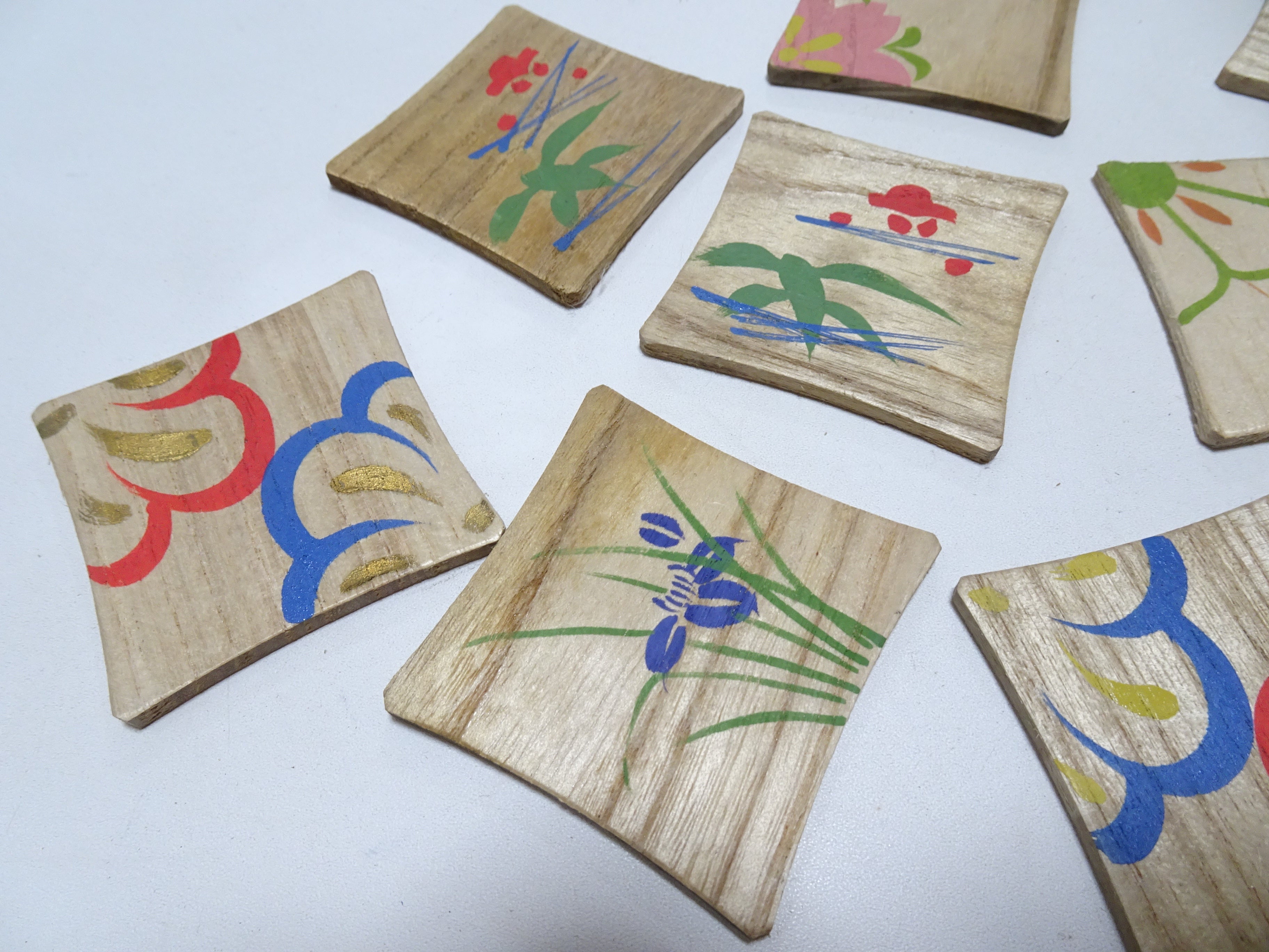 Vintage Japanese Wooden Thread Spools 10sets 17440