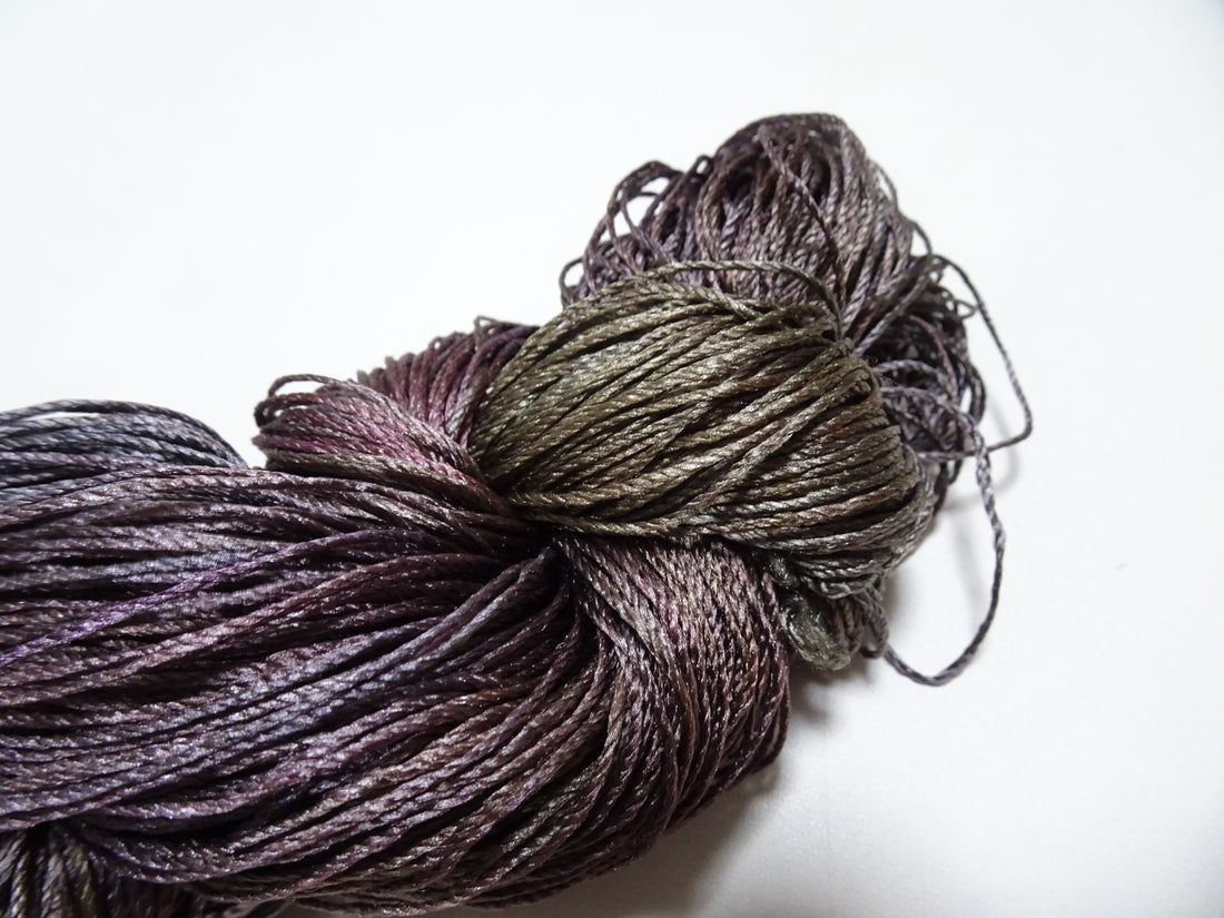 Japanese Tanaka Gen Silk – One-of-a-Kind Hand-Dyed Artistic Silk Thread, Rare Japanese Artisan Yarn, Limited Stock 16496