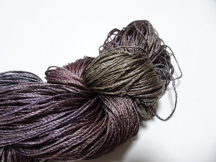 Japanese Tanaka Gen Silk – One-of-a-Kind Hand-Dyed Artistic Silk Thread, Rare Japanese Artisan Yarn, Limited Stock 16496
