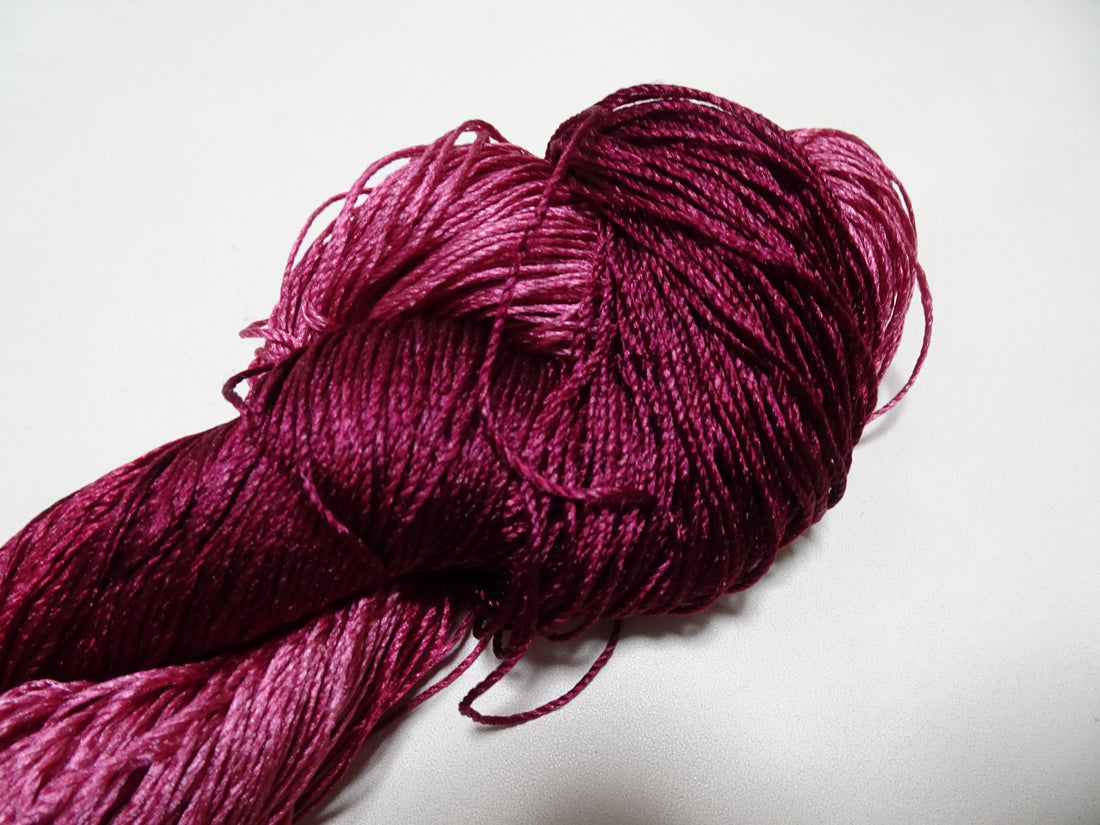 Japanese Tanaka Gen Silk – One-of-a-Kind Hand-Dyed Artistic Silk Thread, Rare Japanese Artisan Yarn, Limited Stock 16463