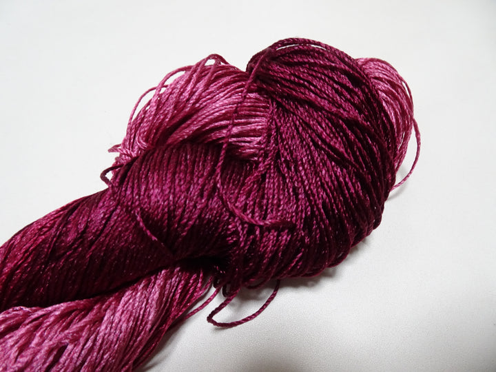 Japanese Tanaka Gen Silk – One-of-a-Kind Hand-Dyed Artistic Silk Thread, Rare Japanese Artisan Yarn, Limited Stock 16463