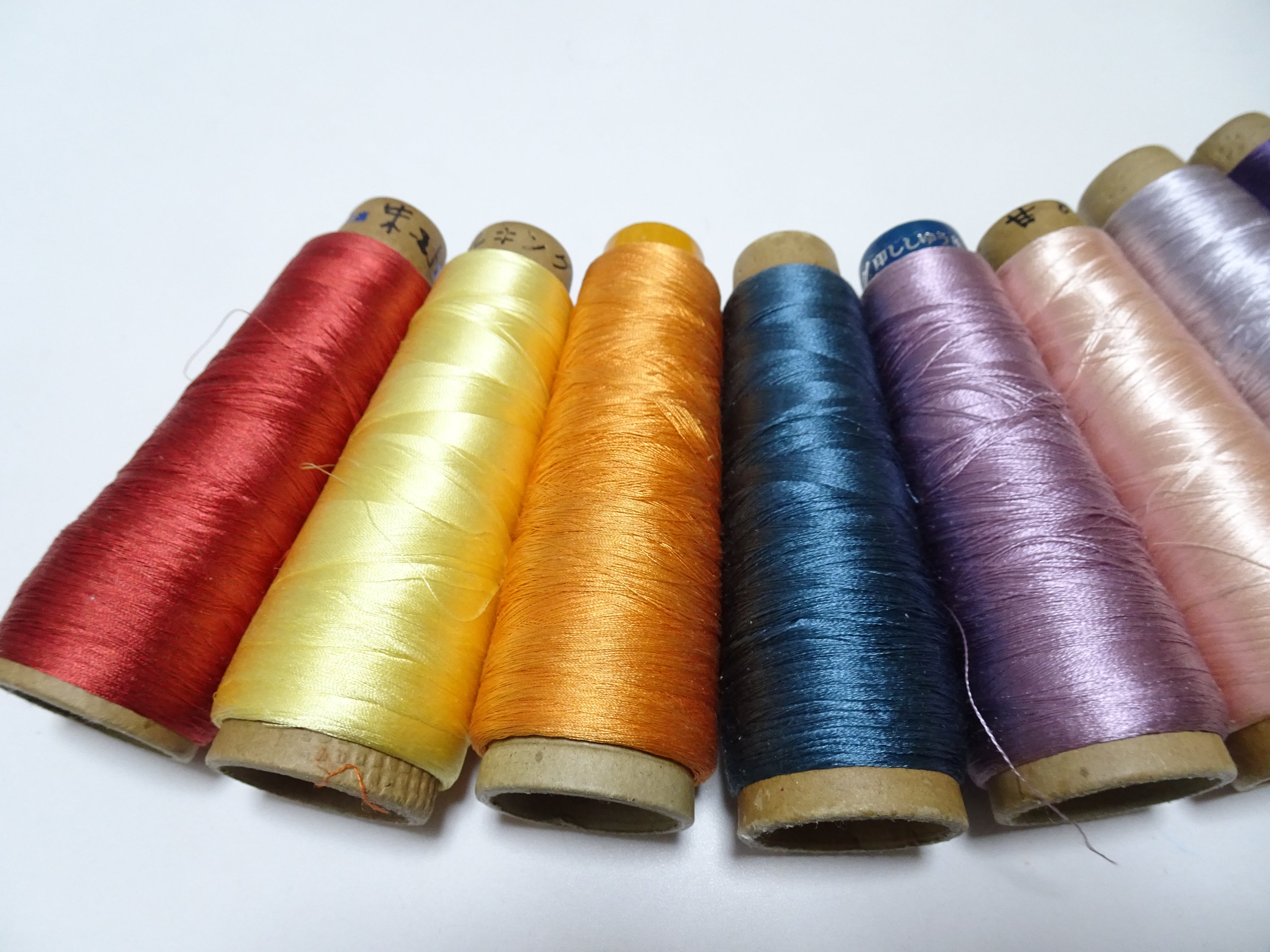 Special Price!! Japanese vintage silk thread 10sets embroidery Over 6,000 meters  16354