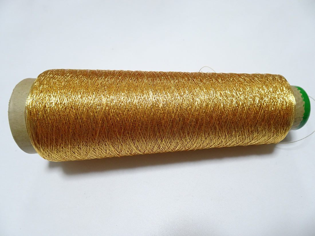 Japanese vintage Superb gold leaf thread 320  embroidery 1000M  0.30mm