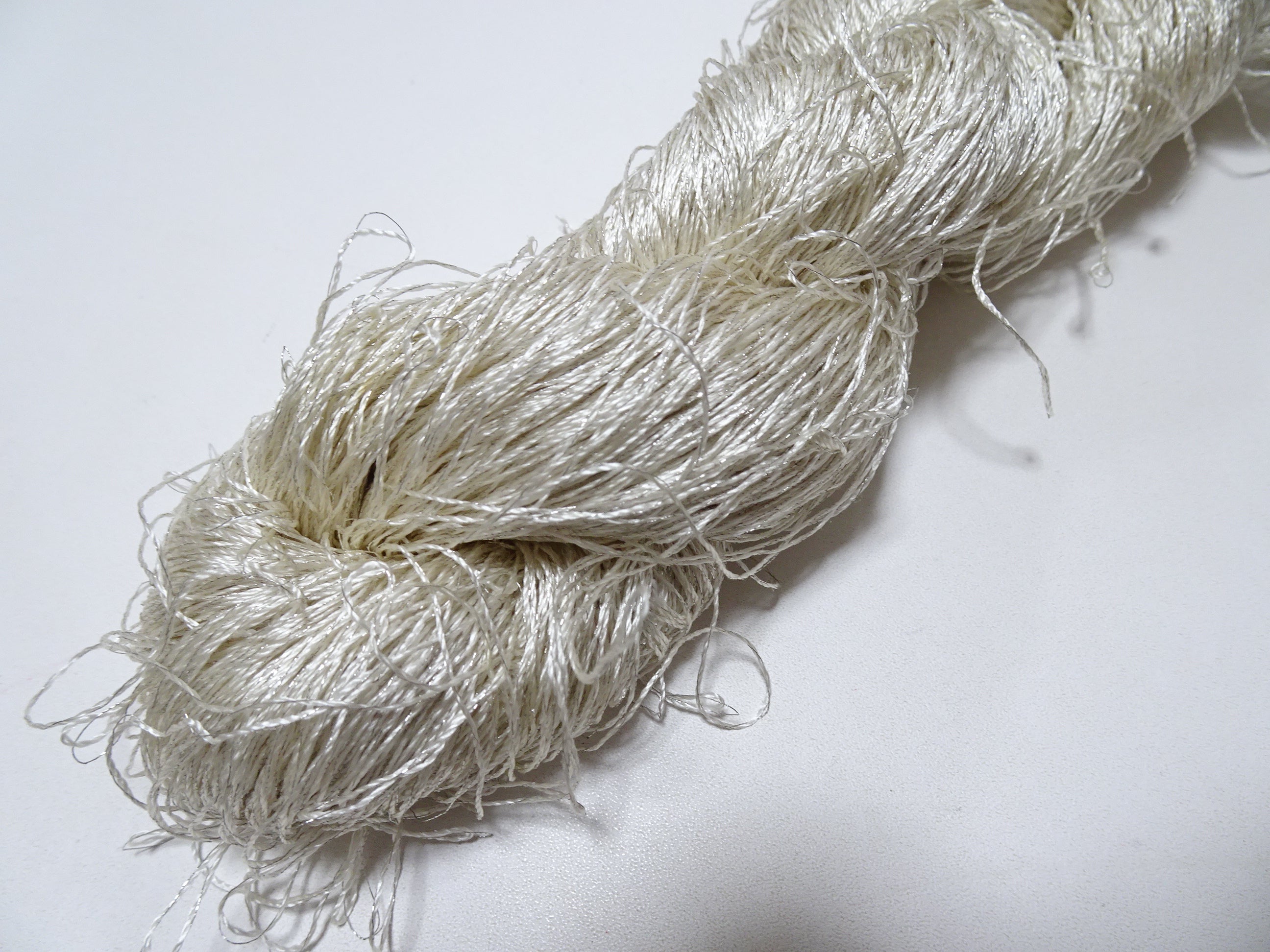 Japanese vintage high class rare silk thread Mixture of Silver embroidery 9504