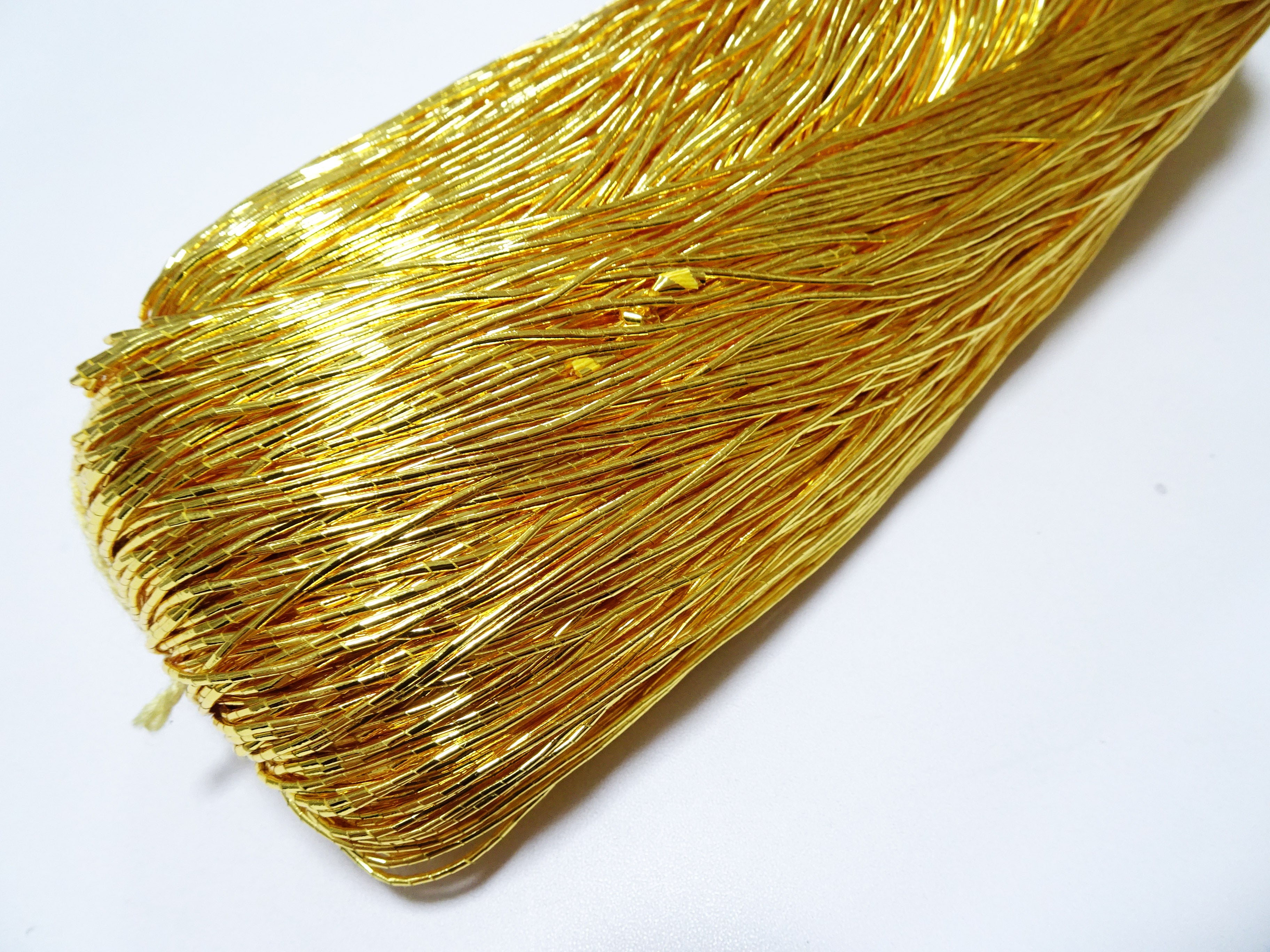 Japanese Vintage Gold Leaf Thread Kinkoma Embroidery 183  1.1mm