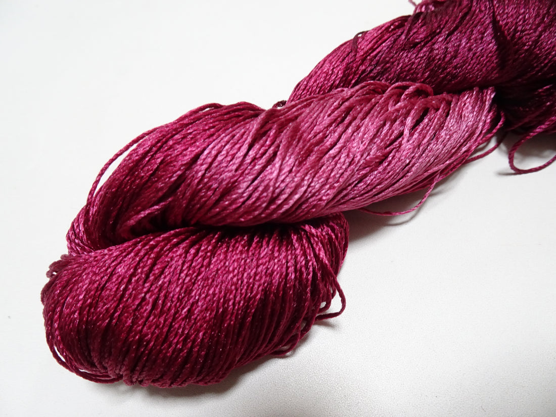Japanese Tanaka Gen Silk – One-of-a-Kind Hand-Dyed Artistic Silk Thread, Rare Japanese Artisan Yarn, Limited Stock 16463