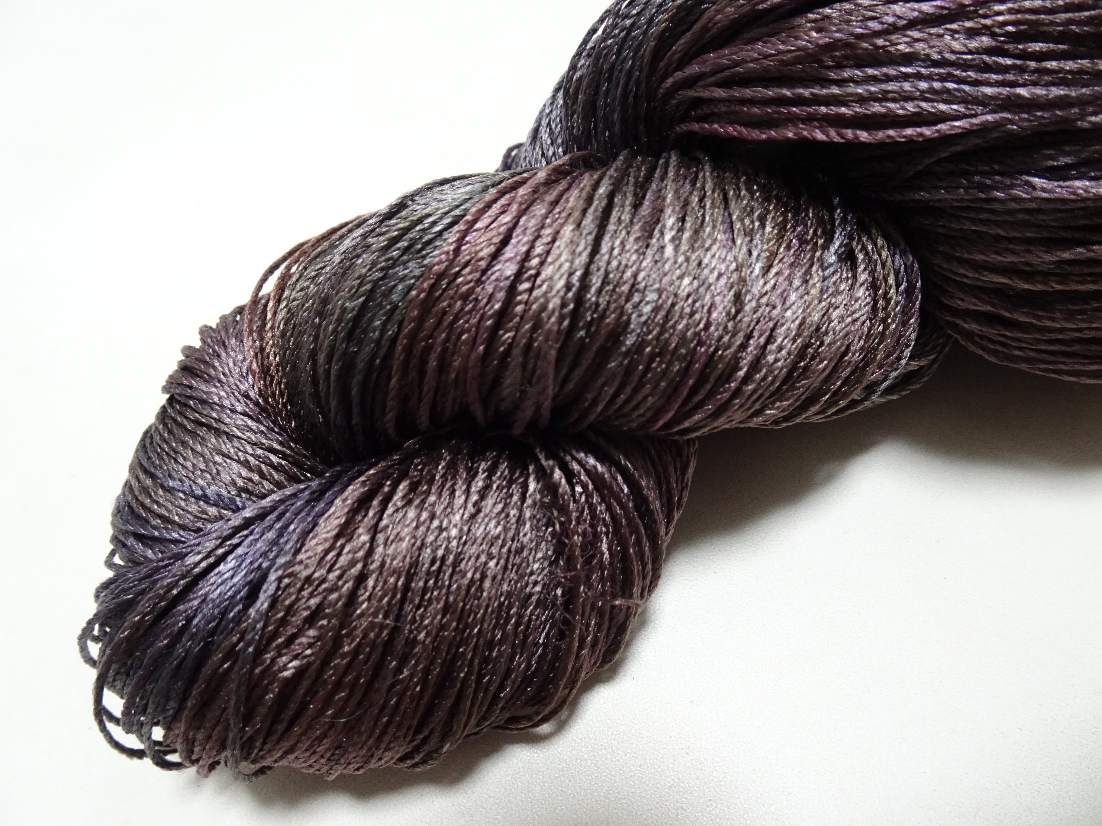 Japanese Tanaka Gen Silk – One-of-a-Kind Hand-Dyed Artistic Silk Thread, Rare Japanese Artisan Yarn, Limited Stock 16496