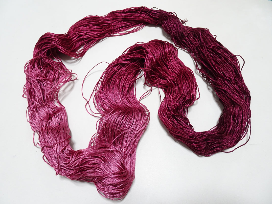 Japanese Tanaka Gen Silk – One-of-a-Kind Hand-Dyed Artistic Silk Thread, Rare Japanese Artisan Yarn, Limited Stock 16463