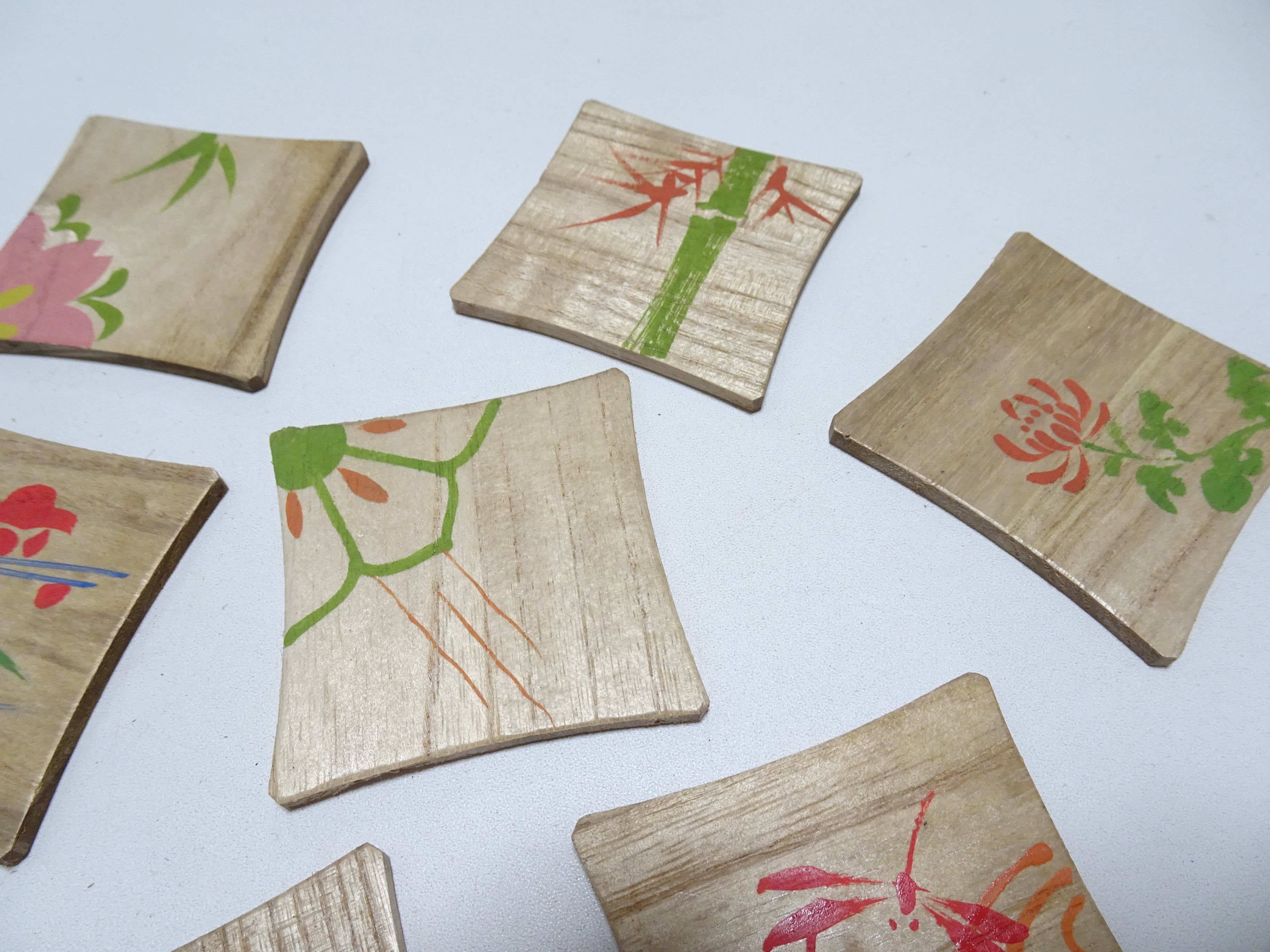 Vintage Japanese Wooden Thread Spools 10sets 17440