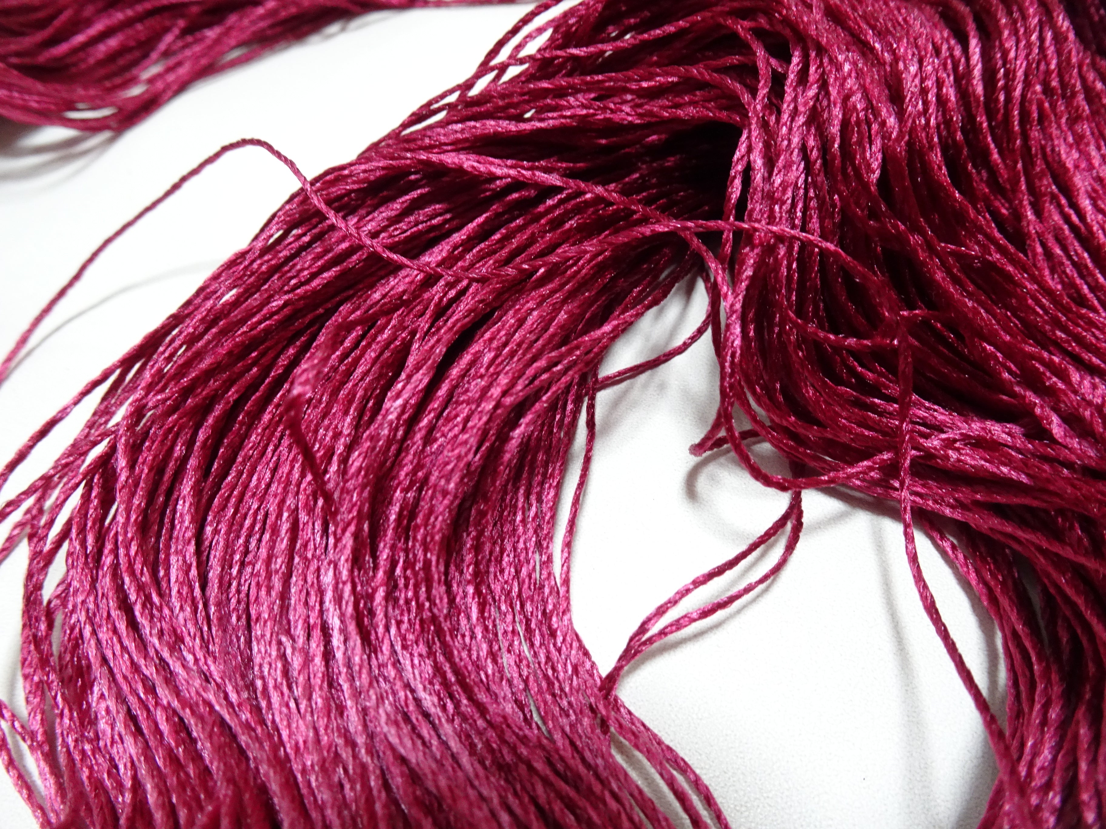 Japanese Tanaka Gen Silk – One-of-a-Kind Hand-Dyed Artistic Silk Thread, Rare Japanese Artisan Yarn, Limited Stock 16463