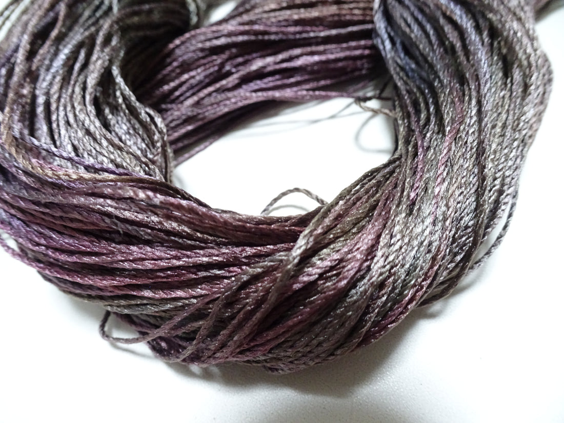 Japanese Tanaka Gen Silk – One-of-a-Kind Hand-Dyed Artistic Silk Thread, Rare Japanese Artisan Yarn, Limited Stock 16496