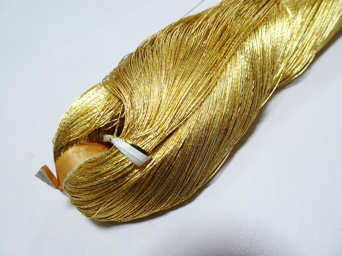 Special price!Japanese Vintage Gold leaf thread embroidery 12384 1000M  0.35mm