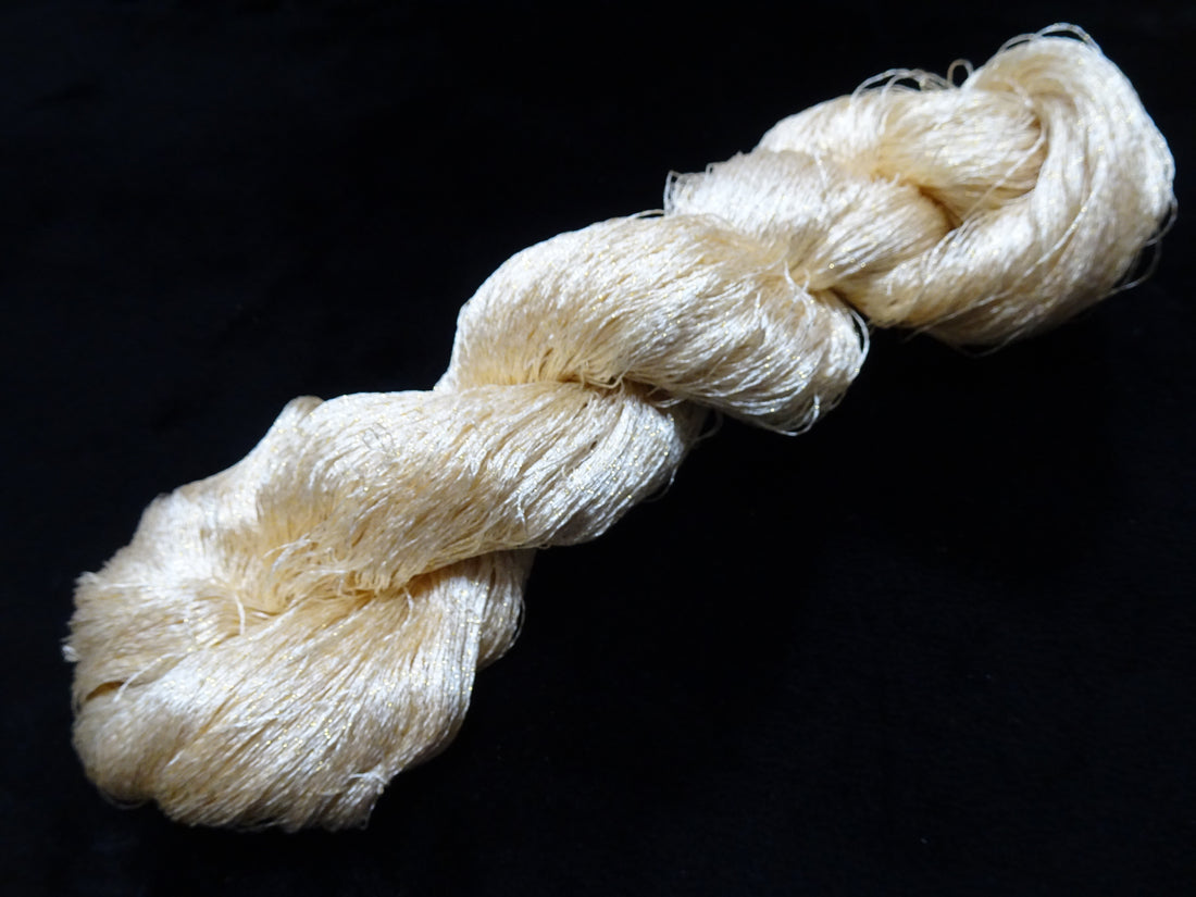 Japanese Vintage High Class Rare Silk Thread Mixture of Gold embroidery 17887