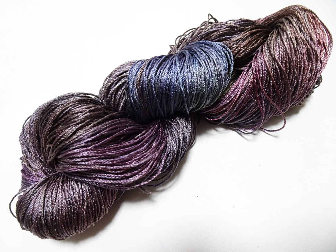 Japanese Tanaka Gen Silk – One-of-a-Kind Hand-Dyed Artistic Silk Thread, Rare Japanese Artisan Yarn, Limited Stock 16497