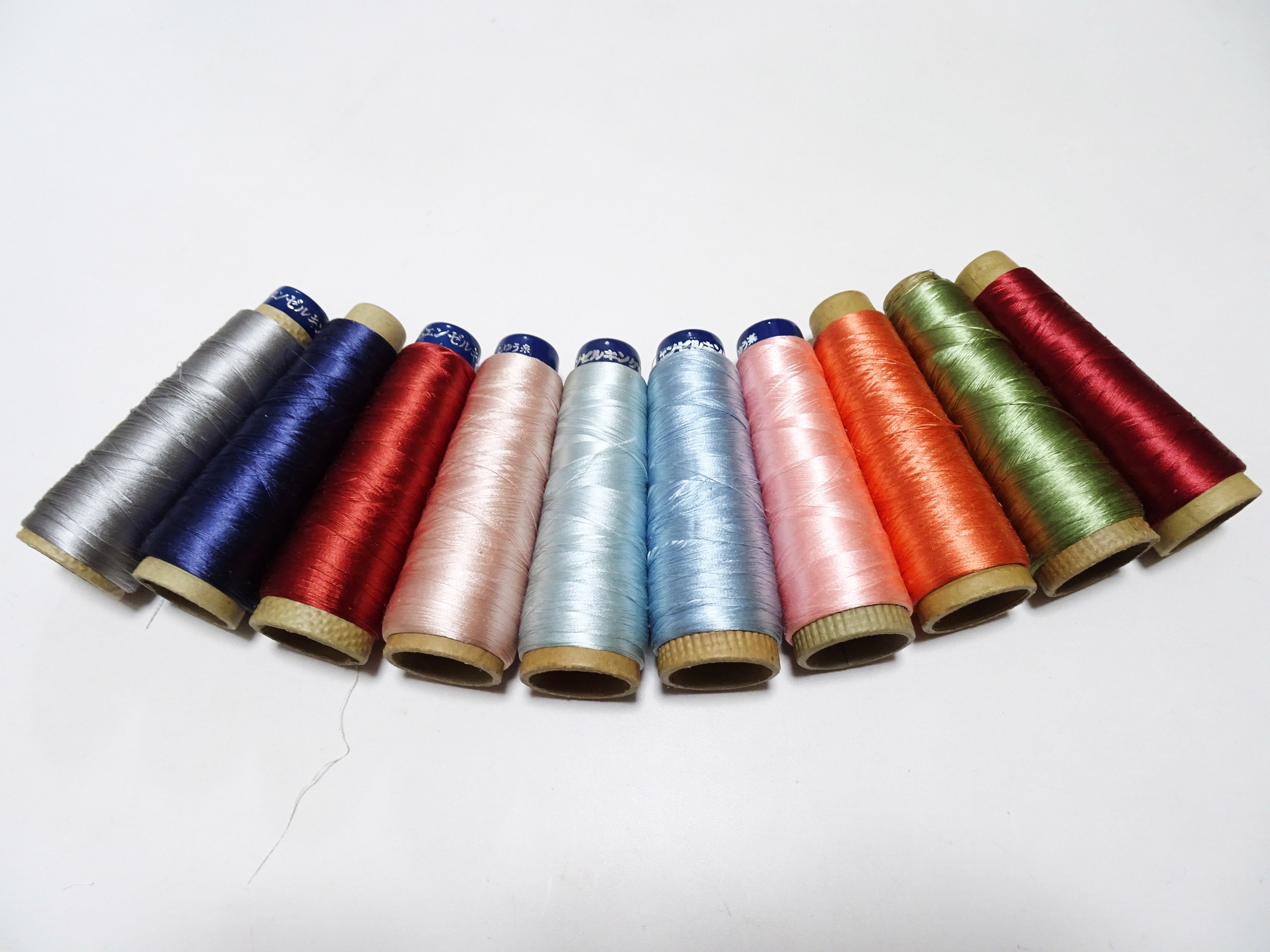 Special Price!! Japanese vintage silk thread 10sets embroidery Over 6,000 meters  16355