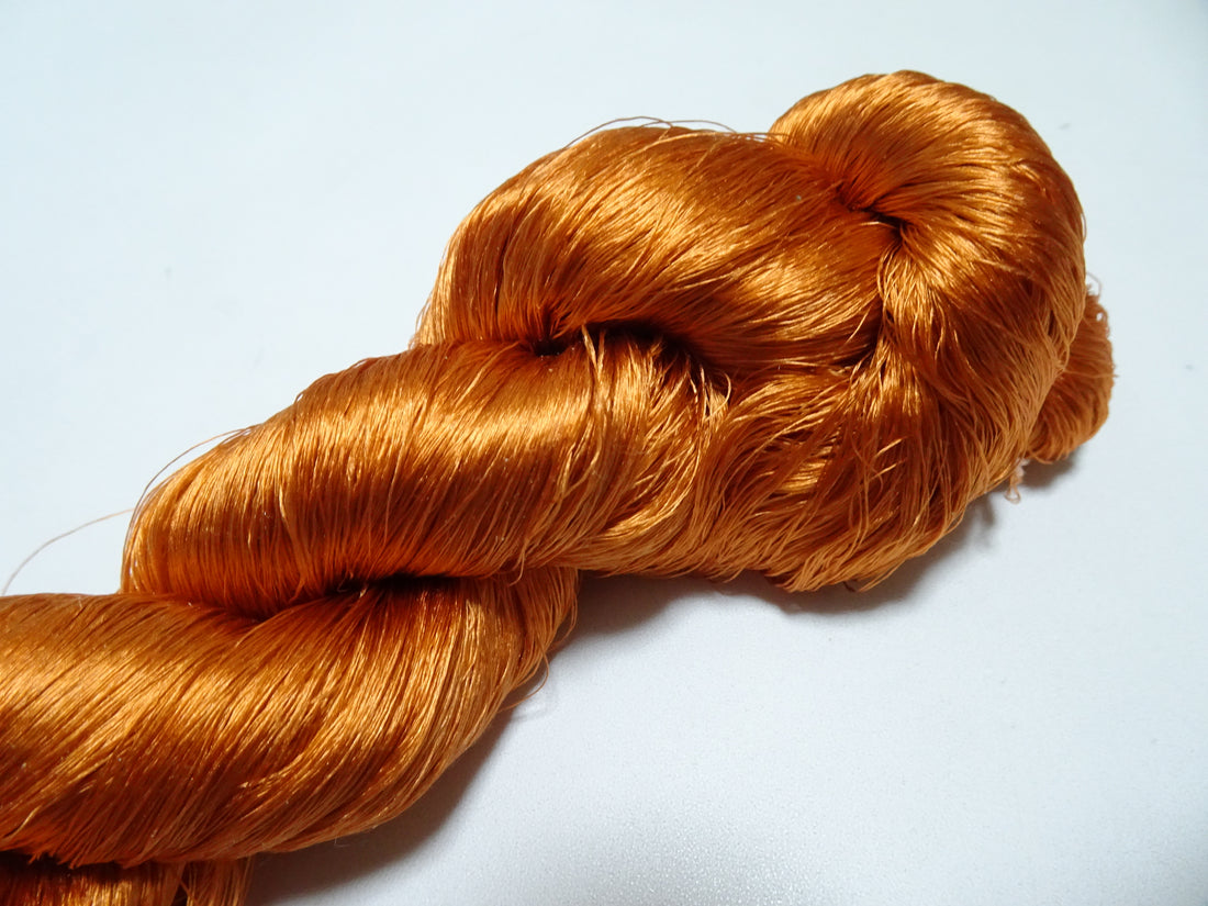 Japanese Vintage Twisted Silk Thread Embroidery 17120