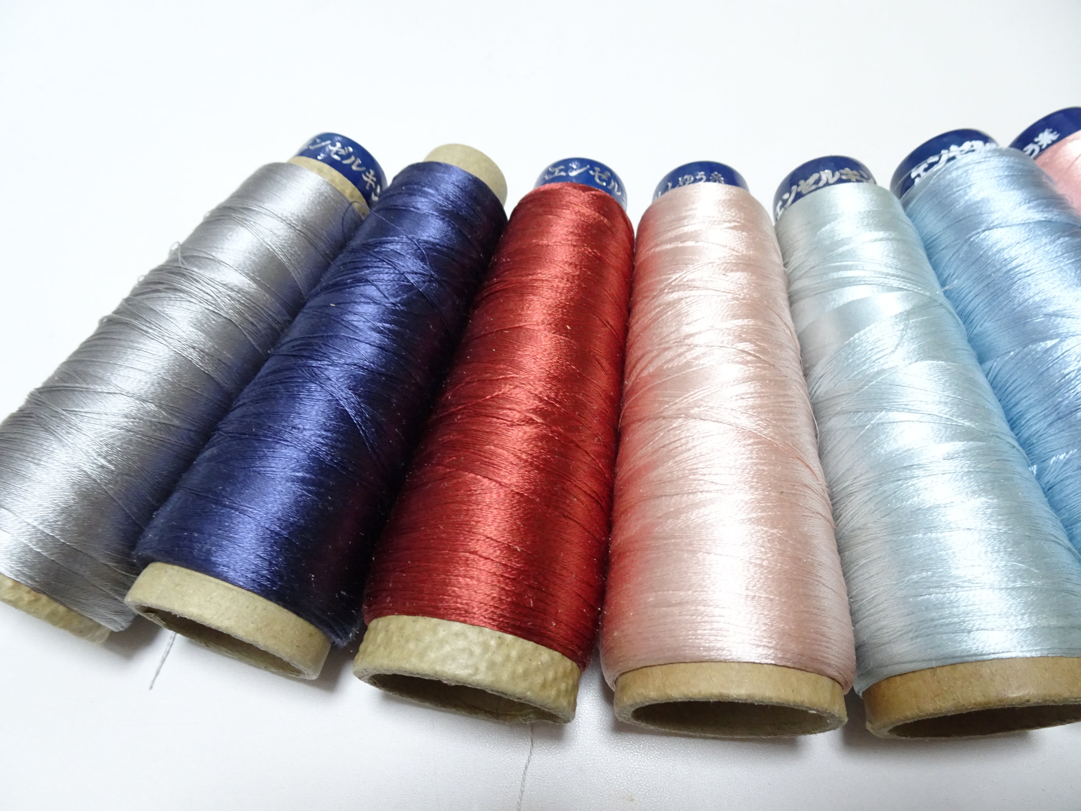 Special Price!! Japanese vintage silk thread 10sets embroidery Over 6,000 meters  16355