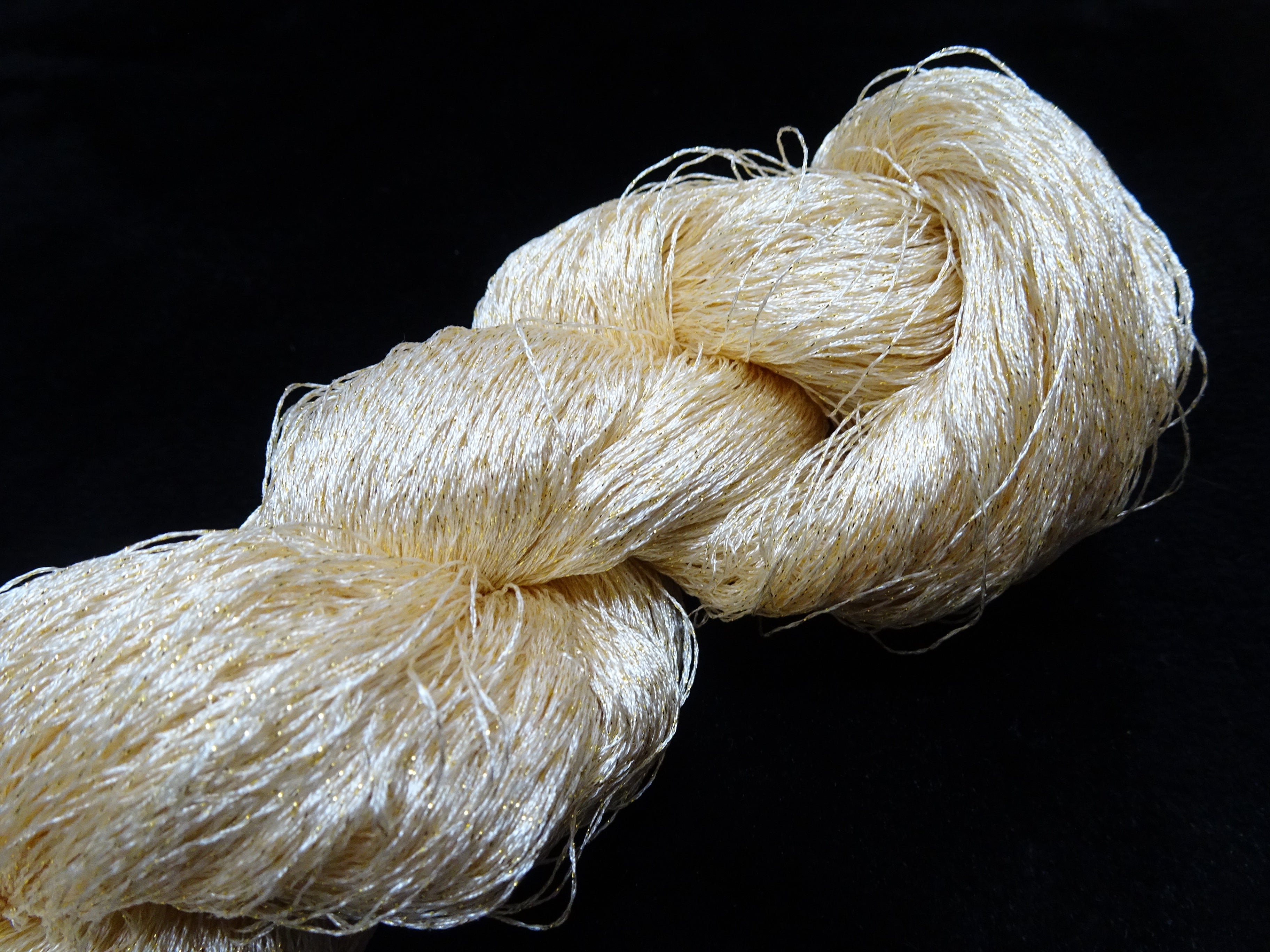 Japanese Vintage High Class Rare Silk Thread Mixture of Gold embroidery 17887