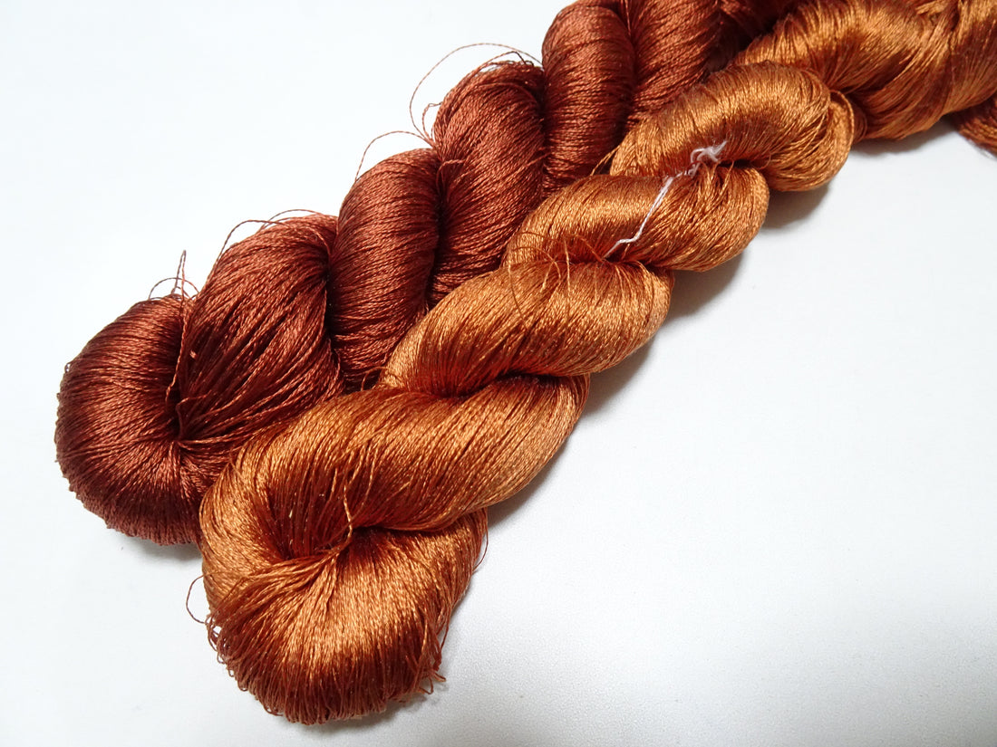 Japanese Vintage Twisted Silk Thread 2sets Embroidery 16943