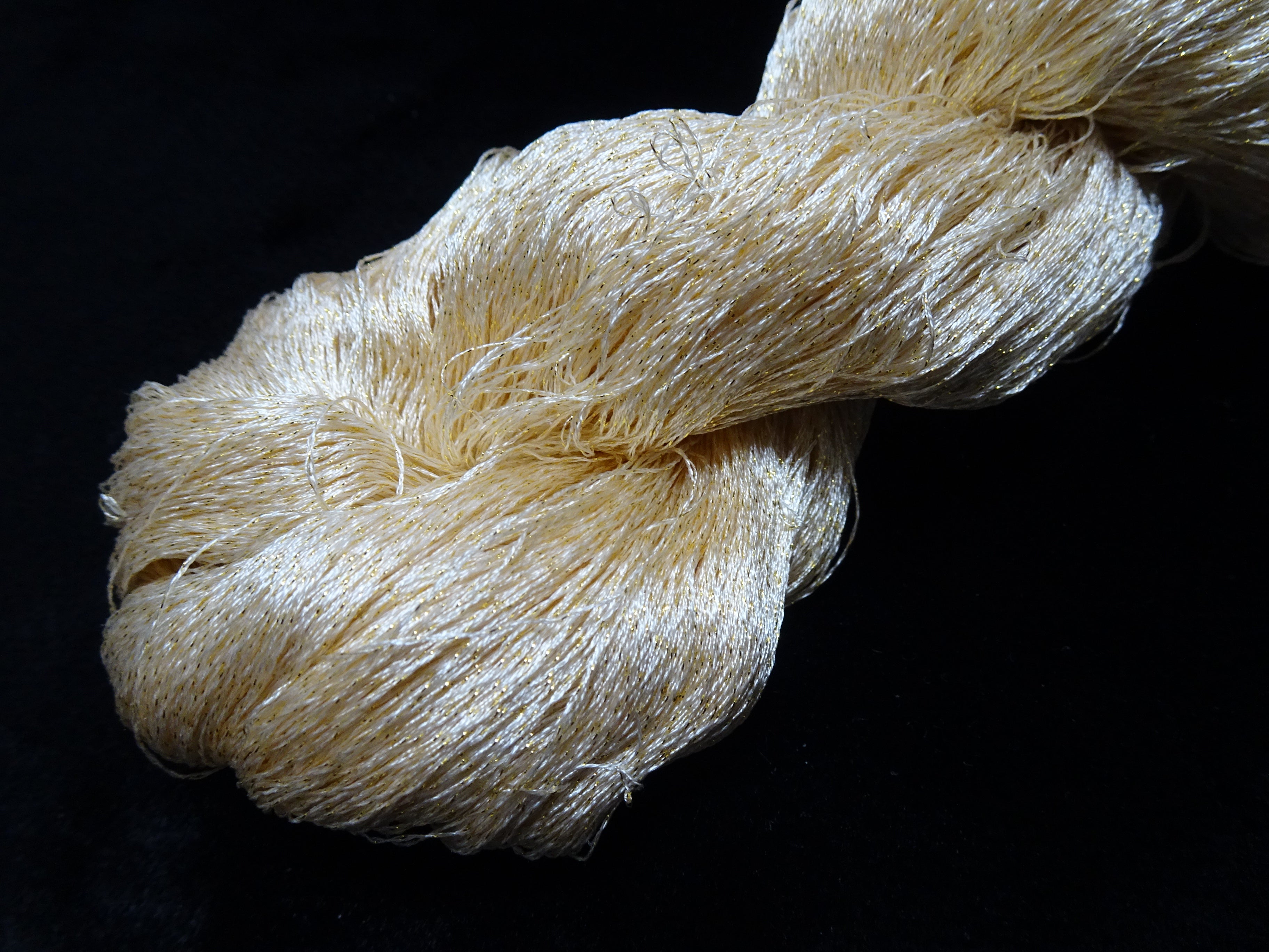 Japanese Vintage High Class Rare Silk Thread Mixture of Gold embroidery 17887